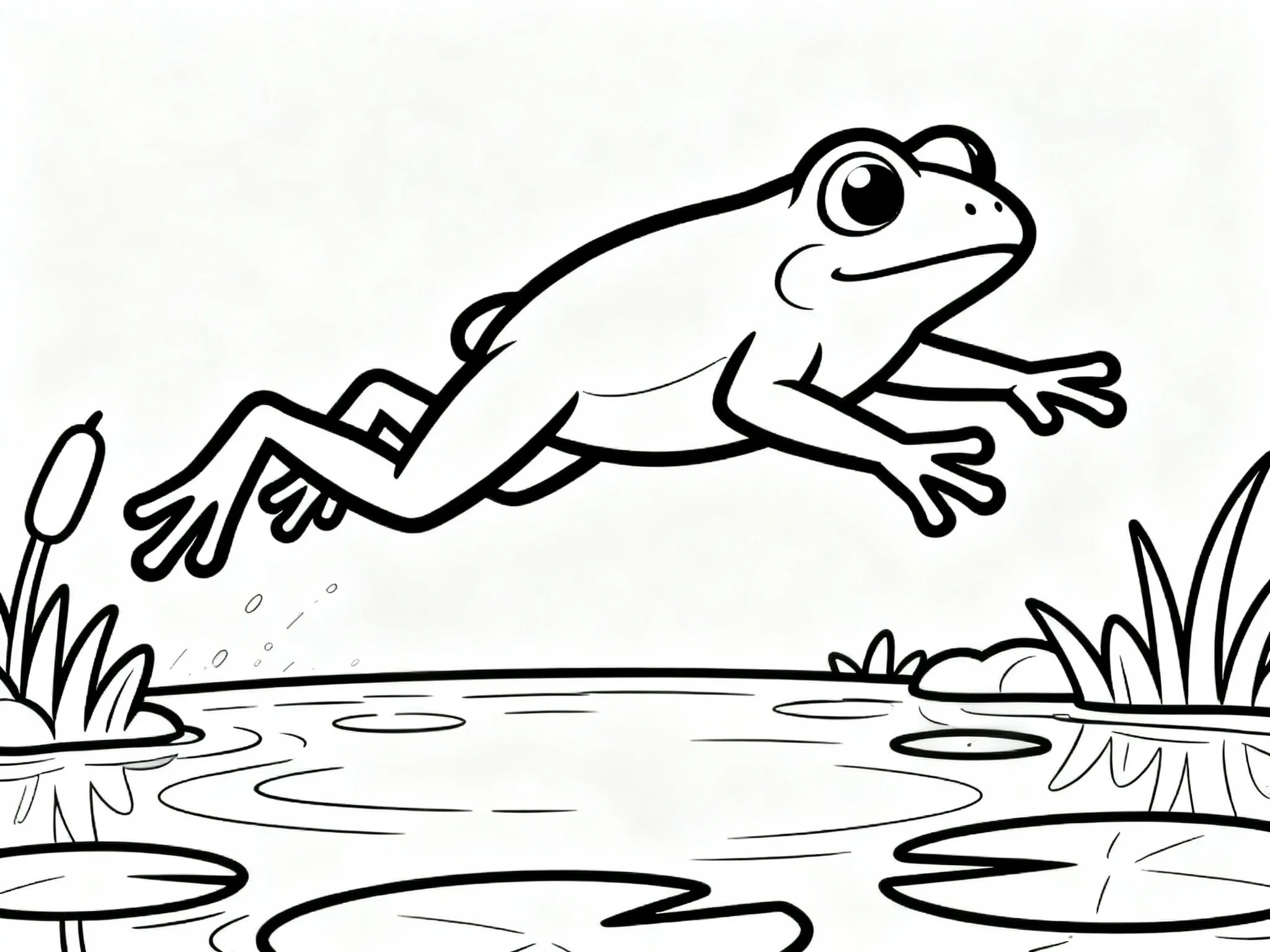 Frog Jumping High