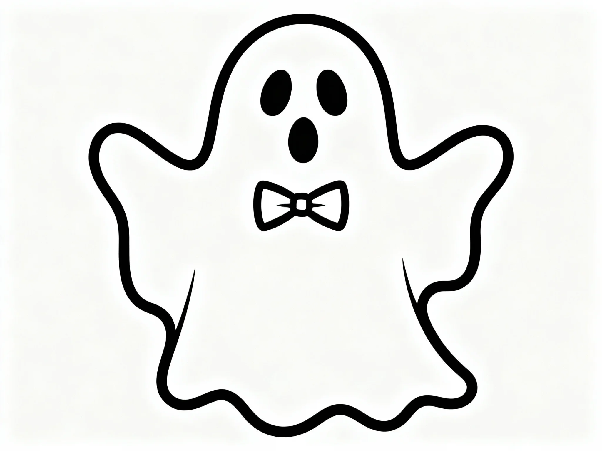 Ghost with a Bow Tie