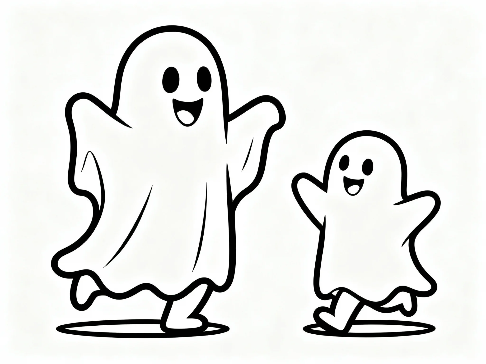 Two Ghosts Playing