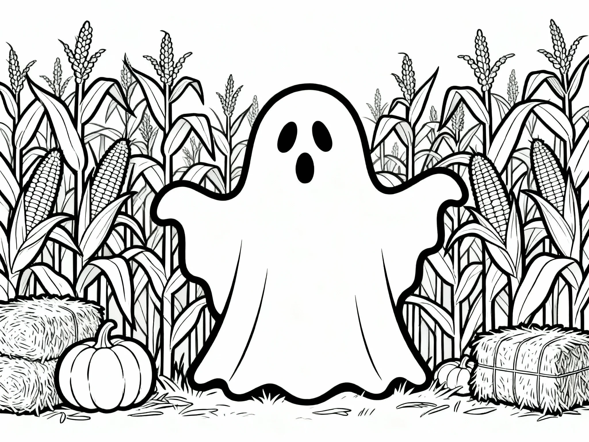 Ghost in Corn Field