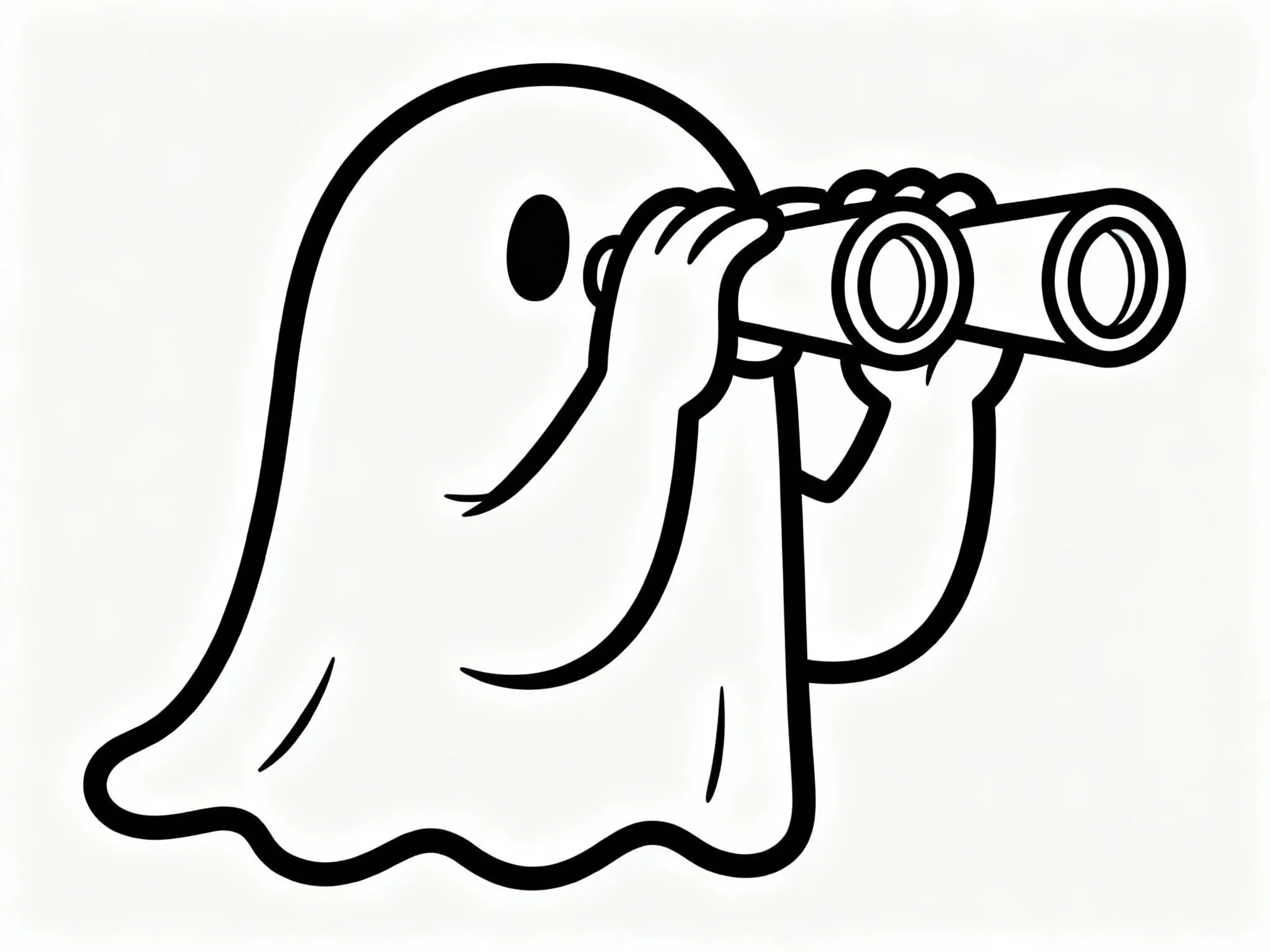 Ghost with Binoculars