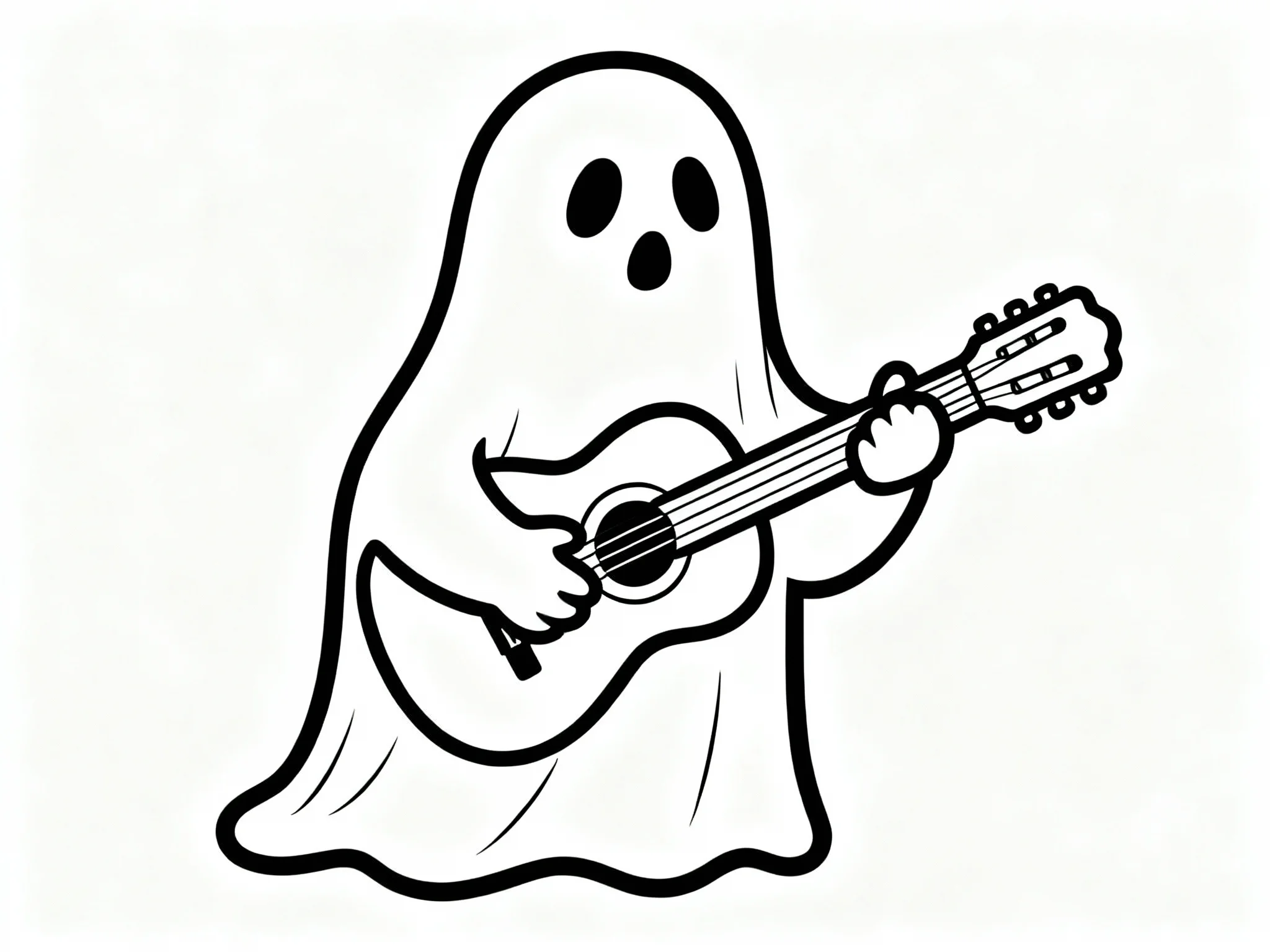 Ghost Playing Guitar