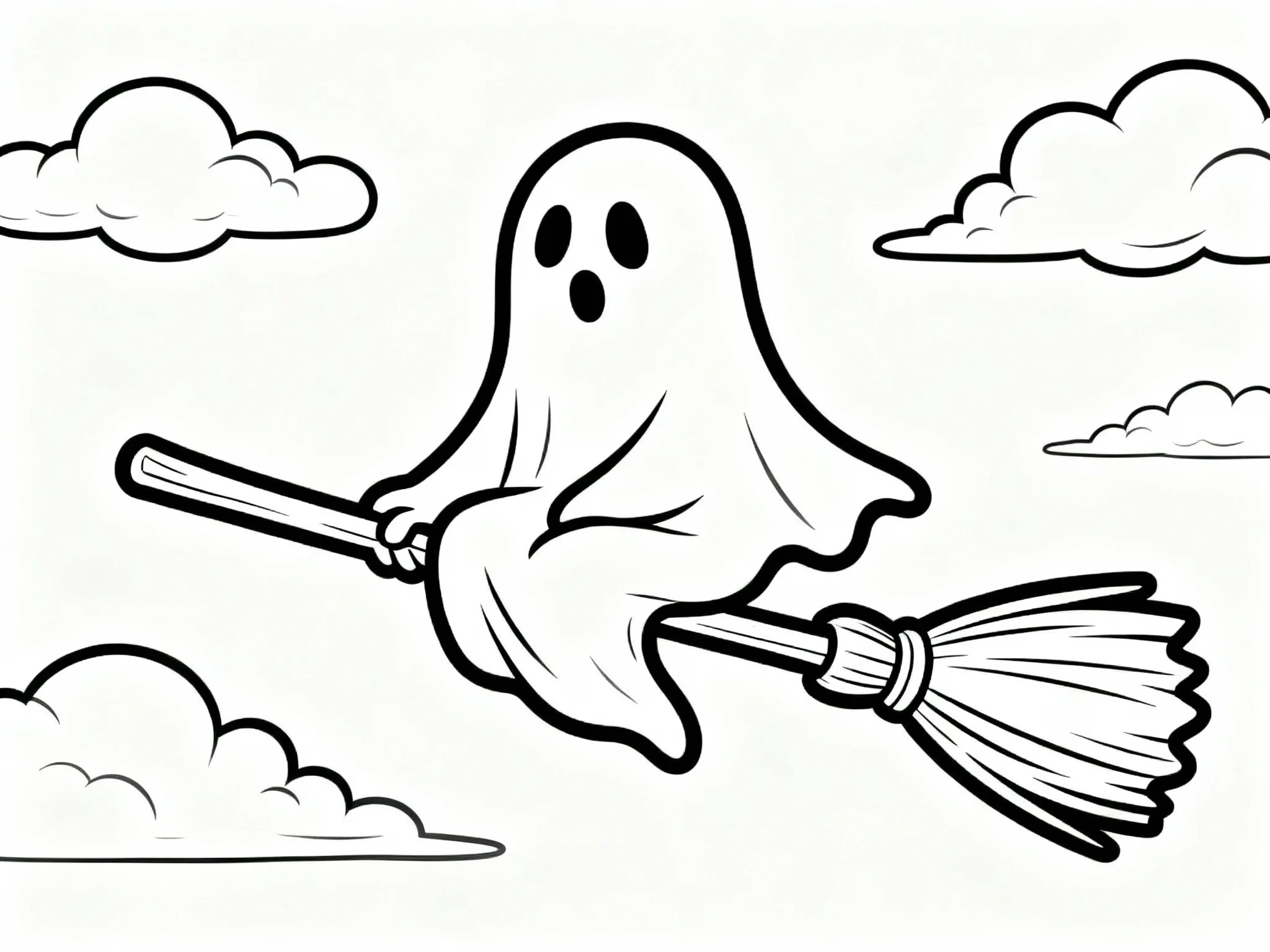 Ghost on a Broomstick