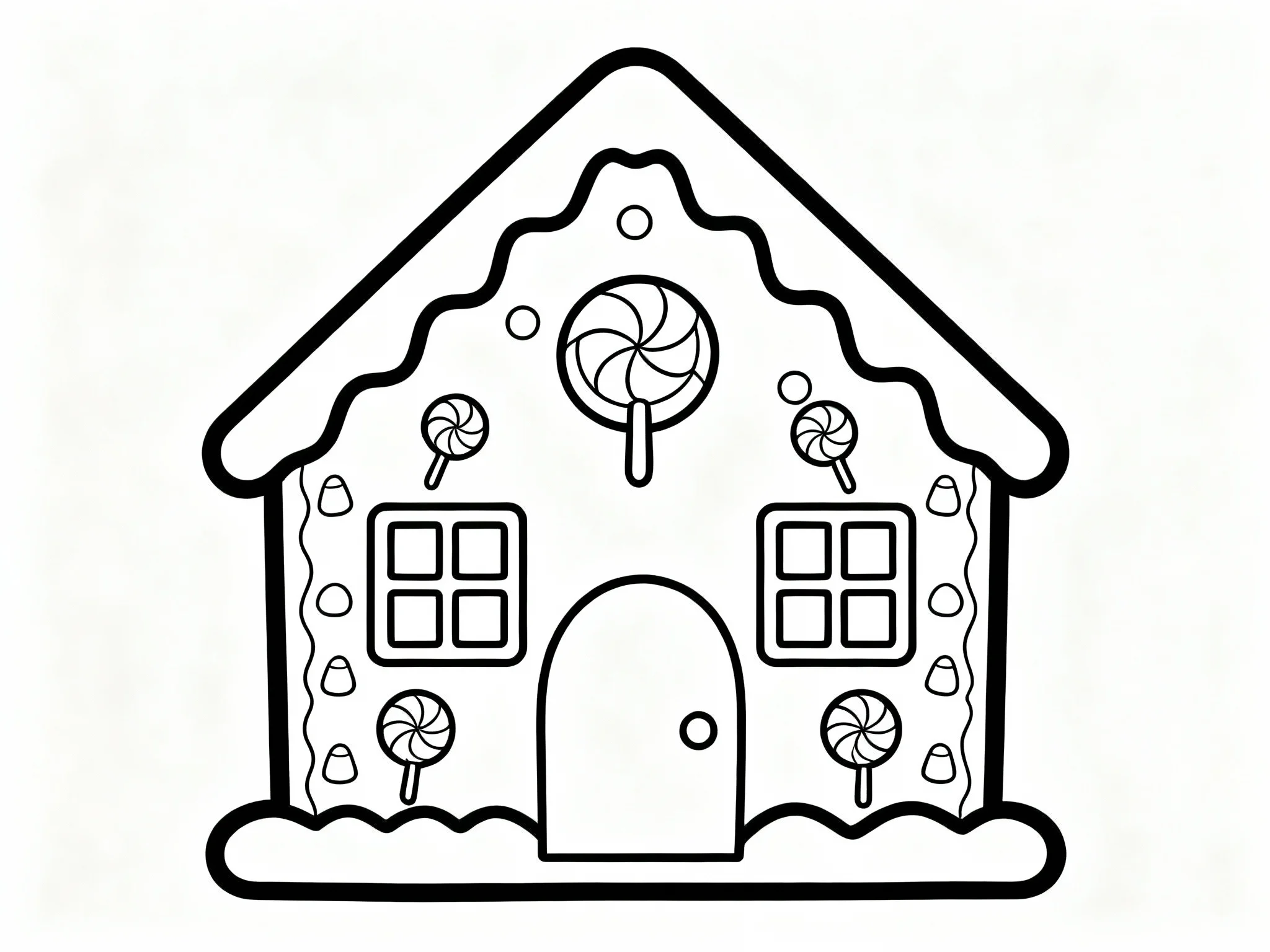 Simple Gingerbread House