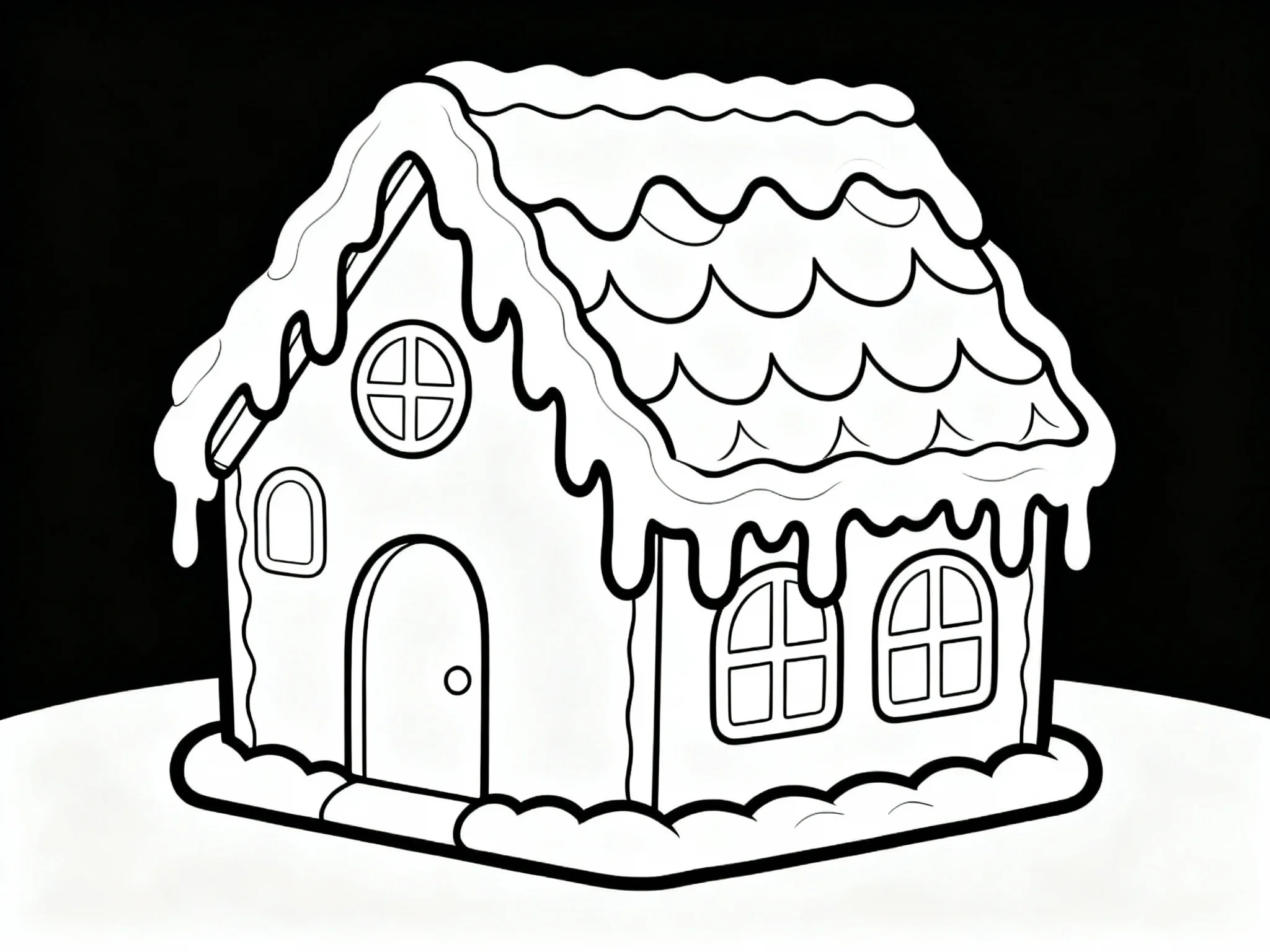 Frosting-Covered Roof