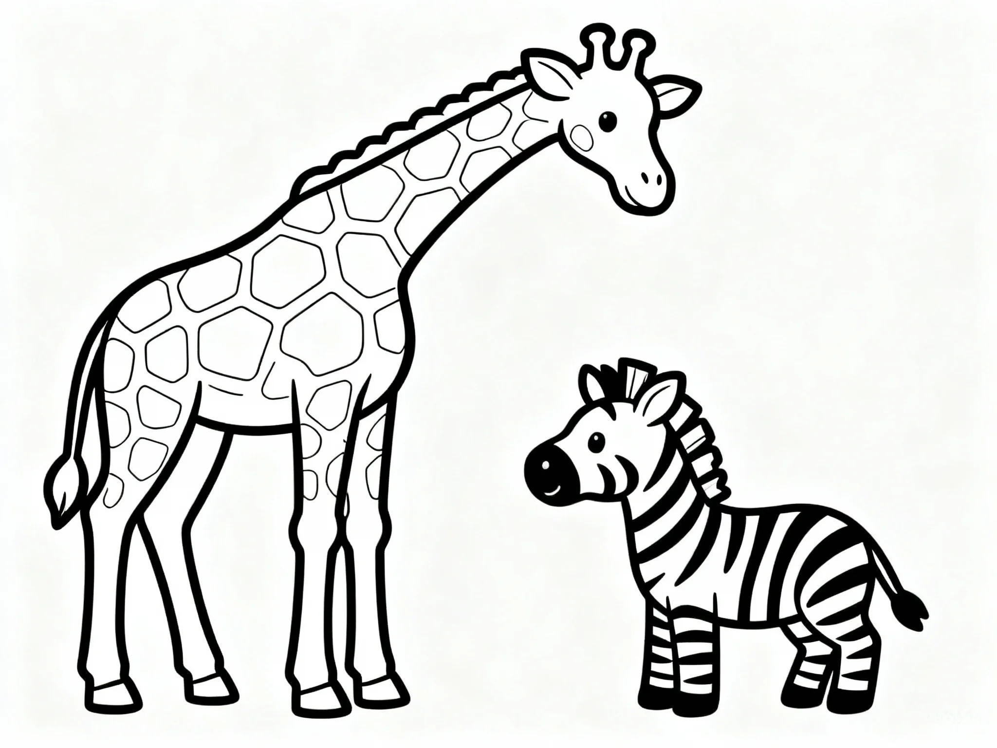 58 Fun Printable Giraffe Coloring Pages (Free Download) preview