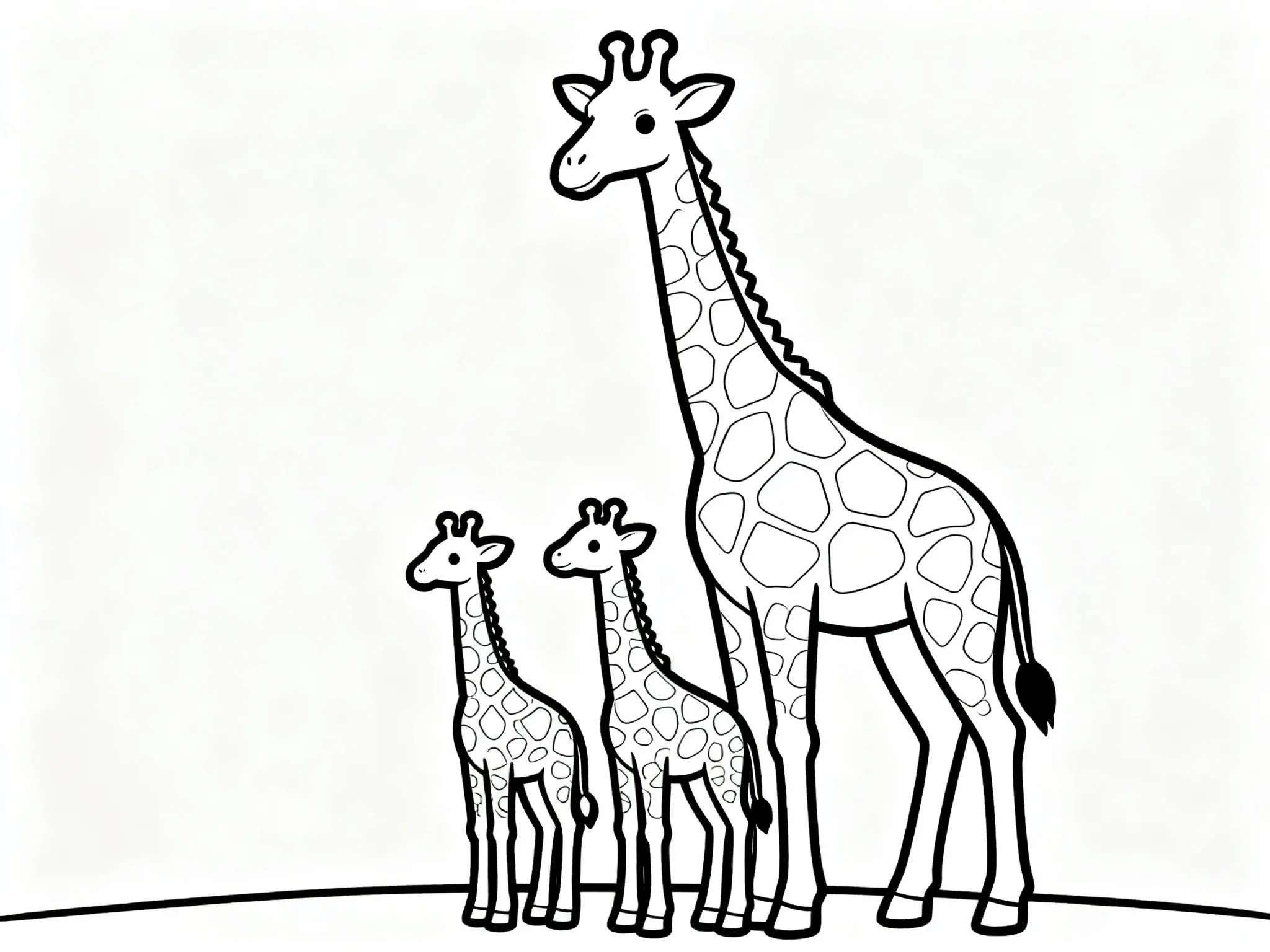 Giraffe Family