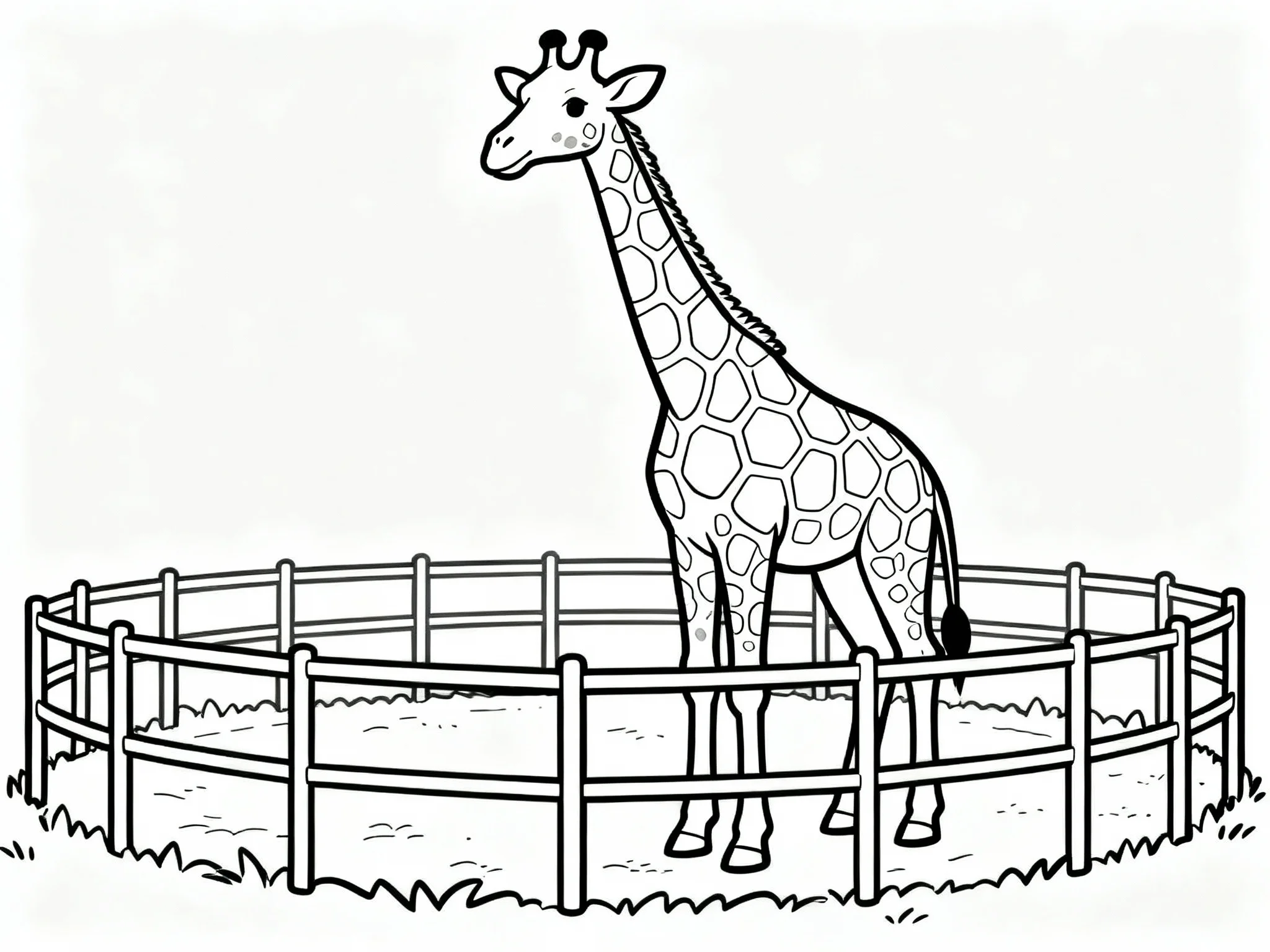 Giraffe at Zoo