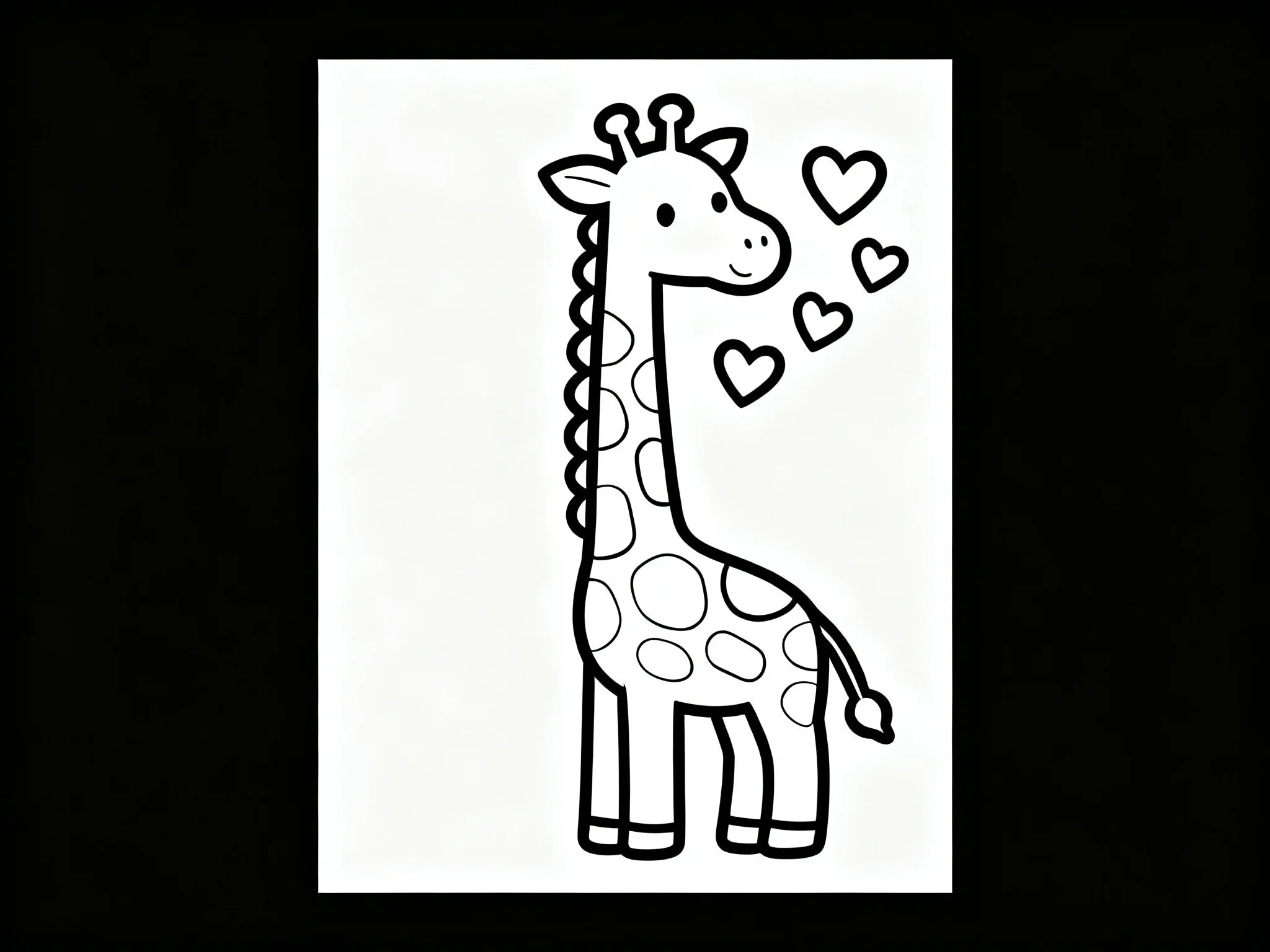 Giraffe in Love