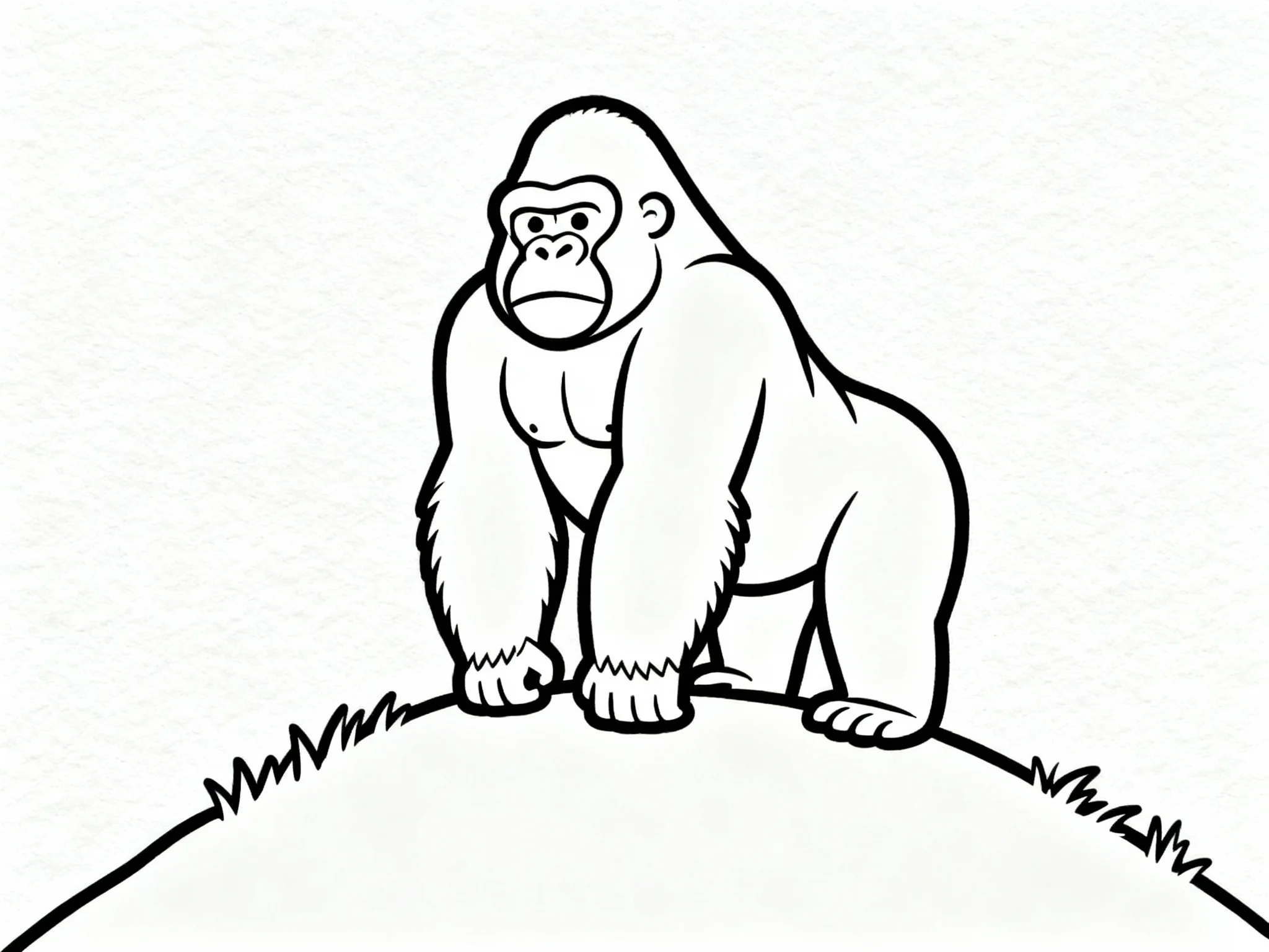Gorilla on a Hill