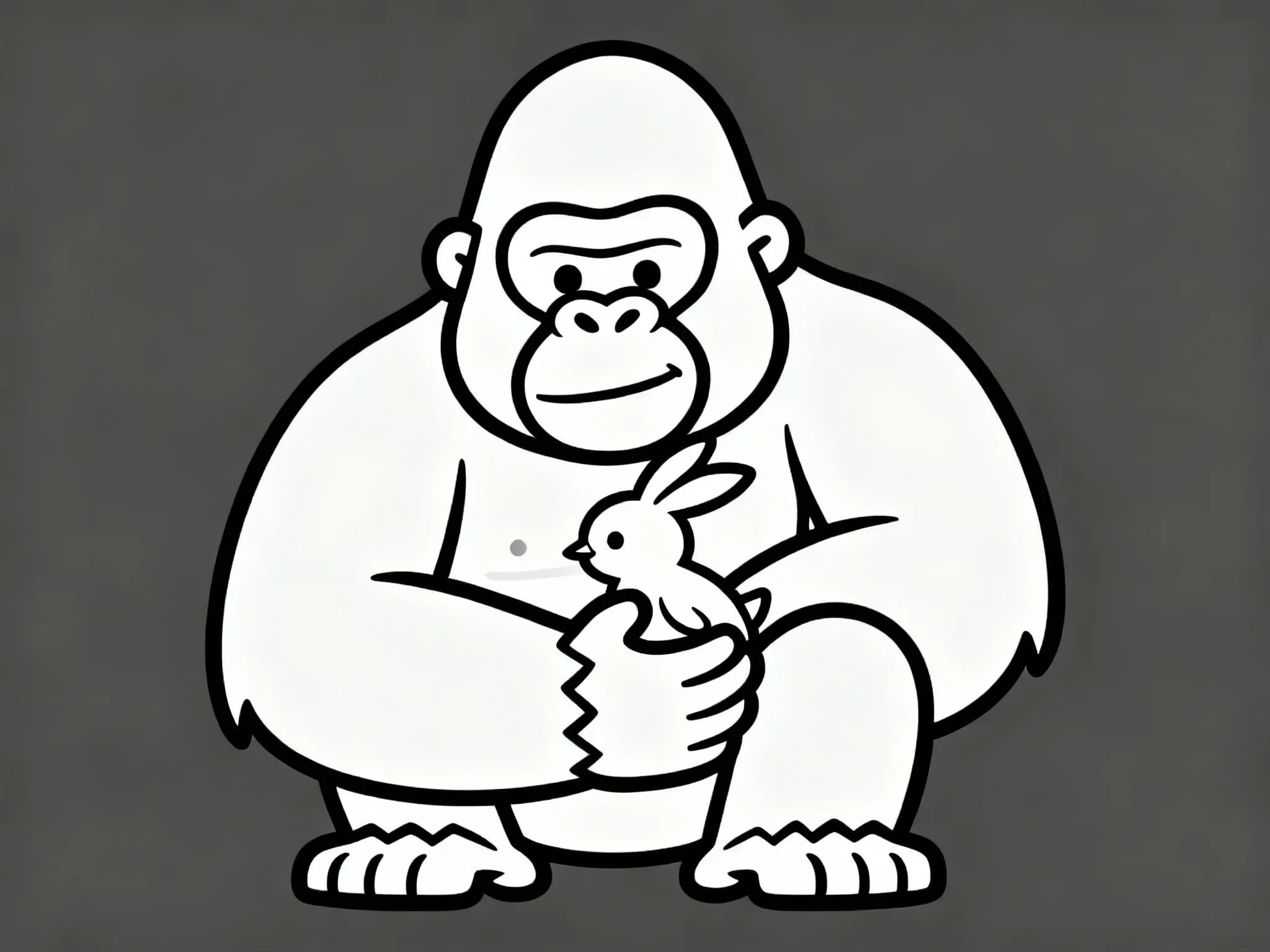 Gorilla Holding Friend