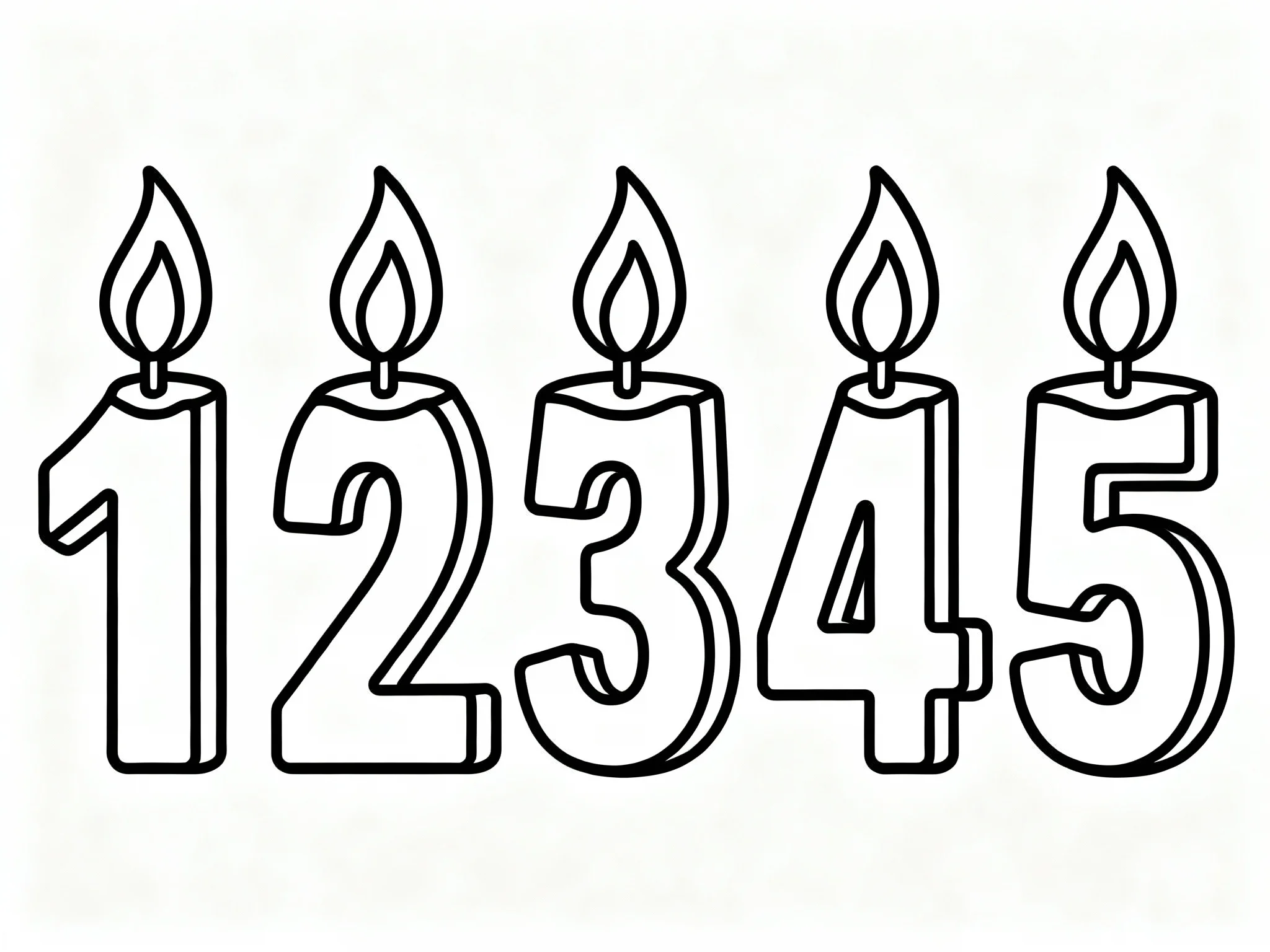 Number Candles