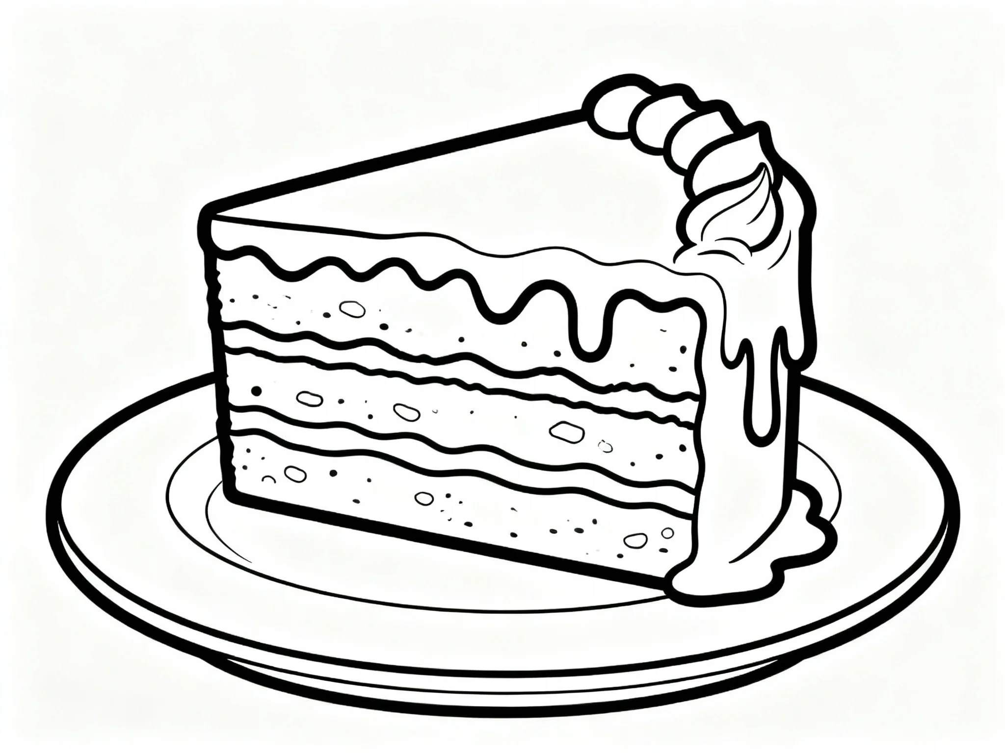 Chocolate Cake Slice