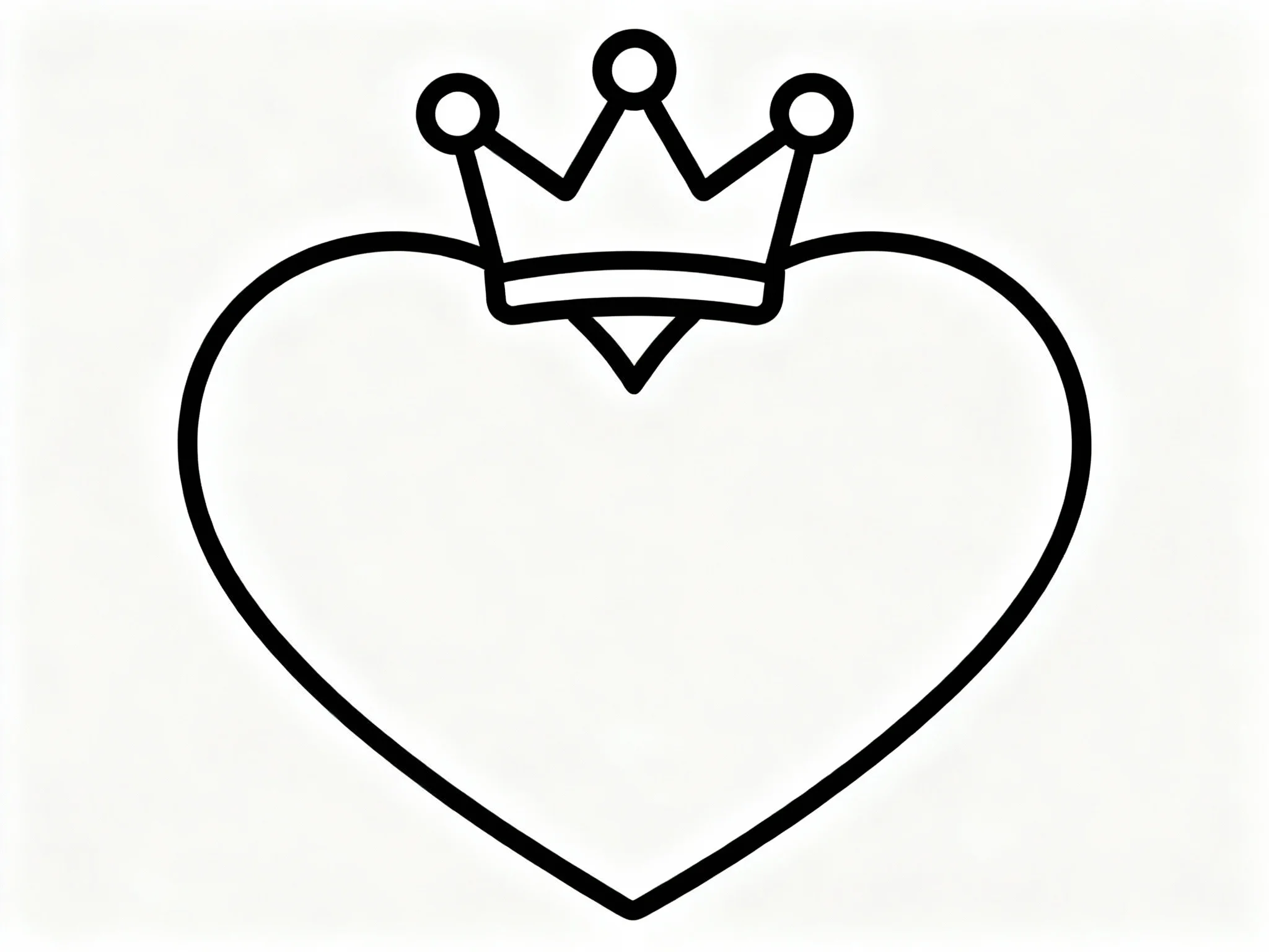 Heart with Crown