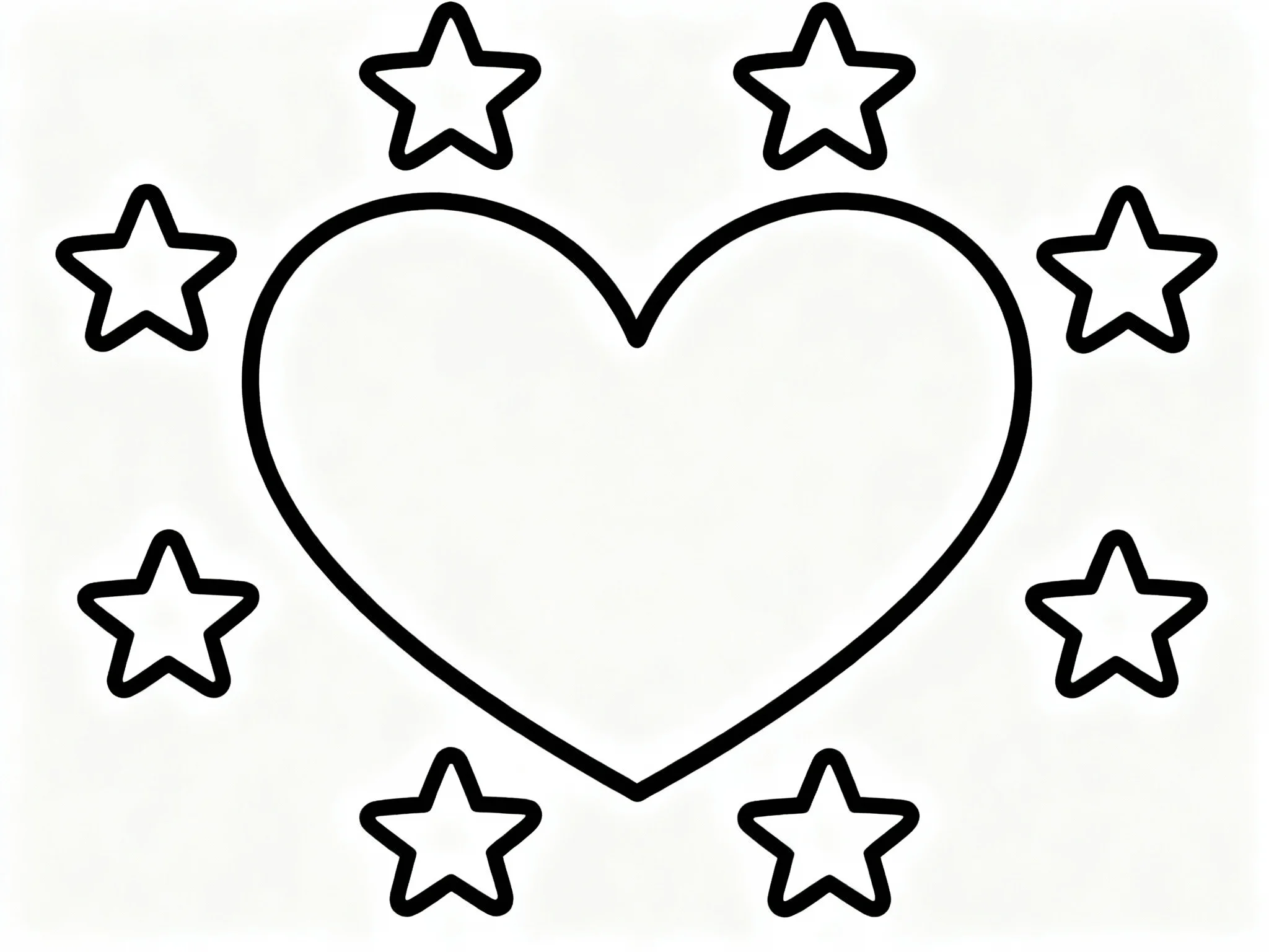 Heart with Stars