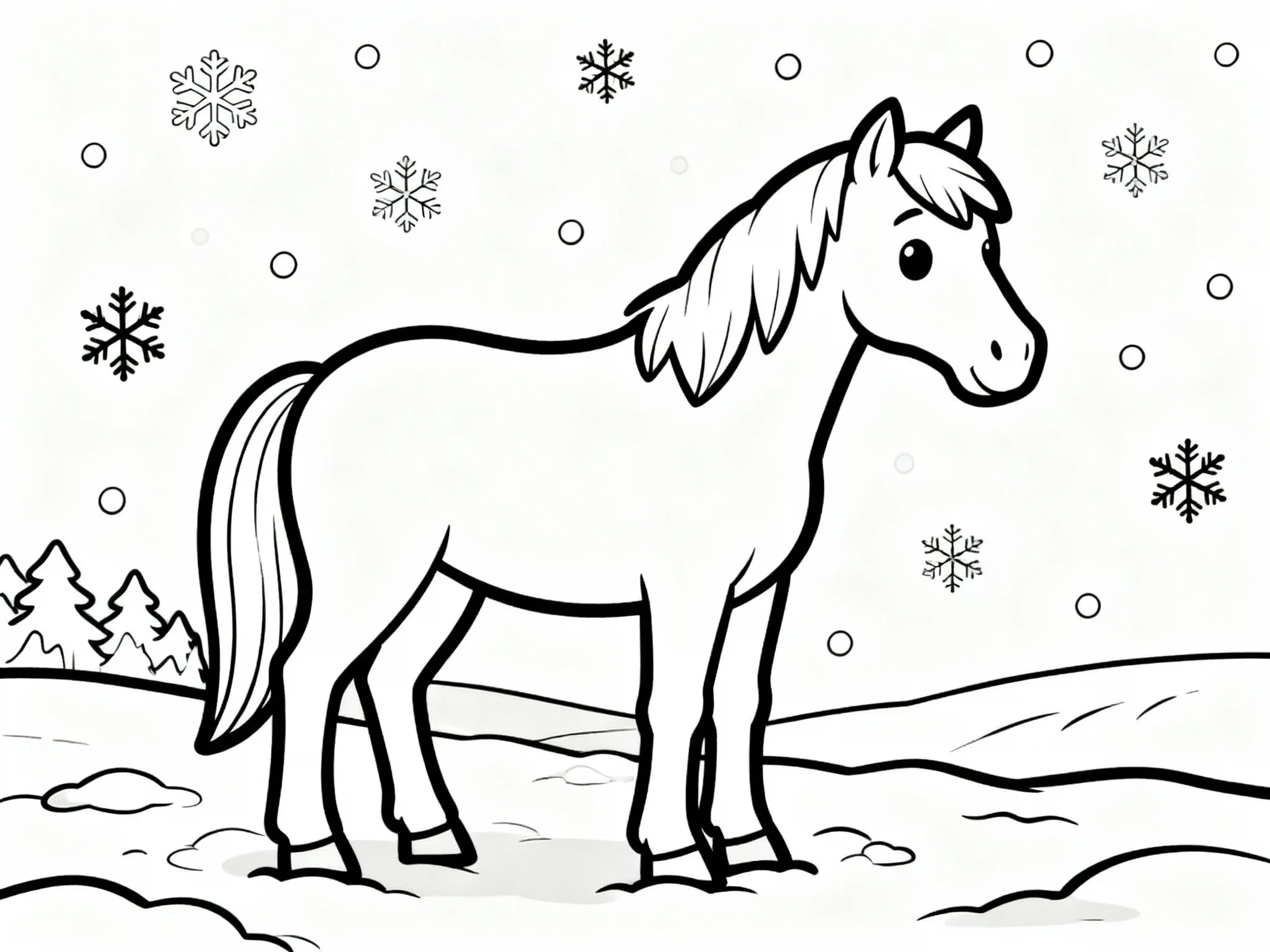 42 Printable Horse Coloring Pages for Creative Fun (Free Download) preview