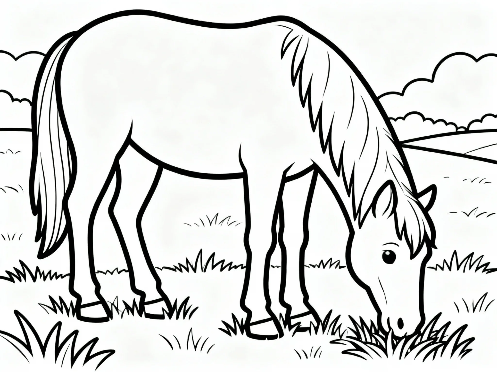 Horse Grazing