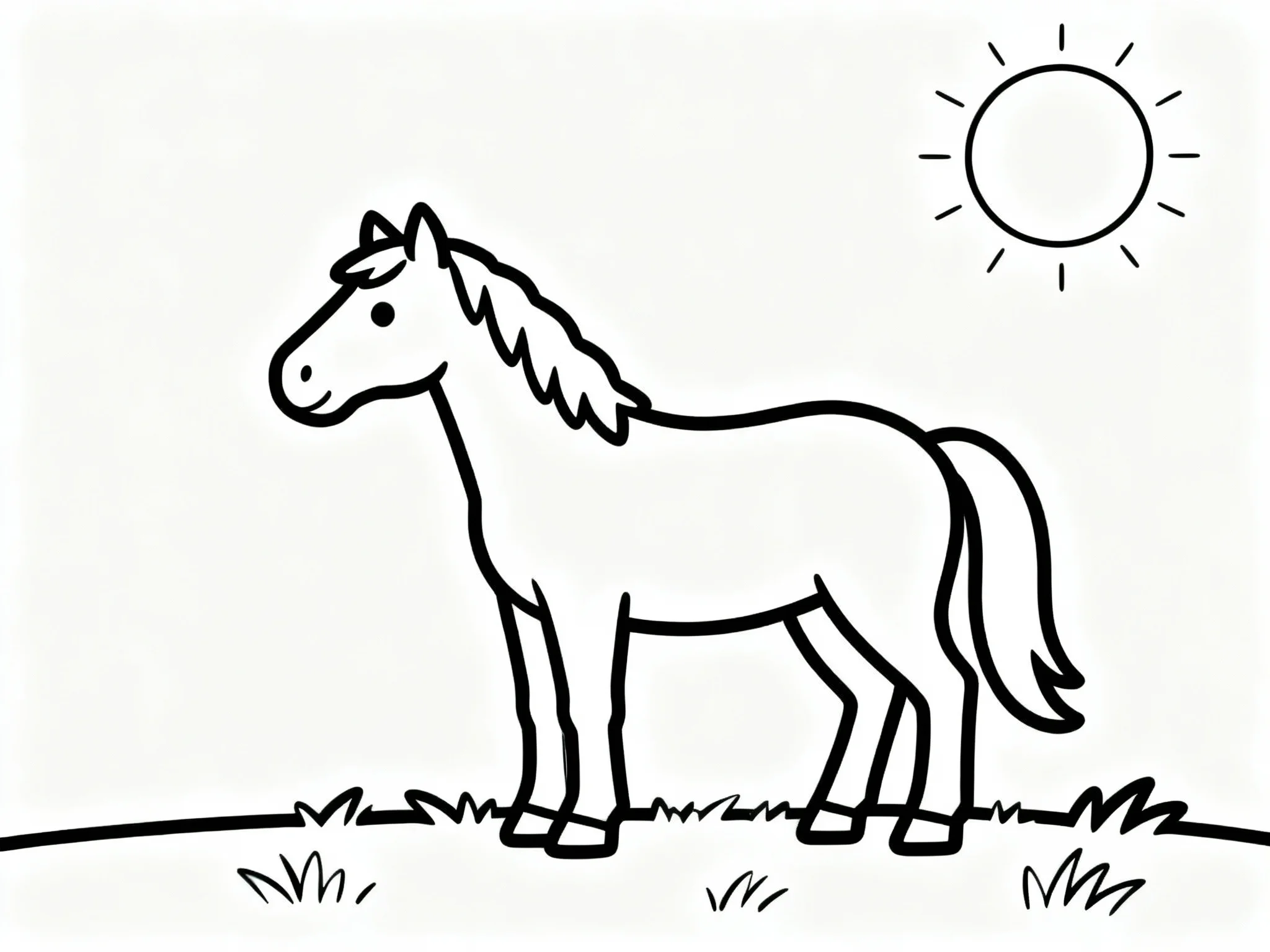 Horse with a Sun