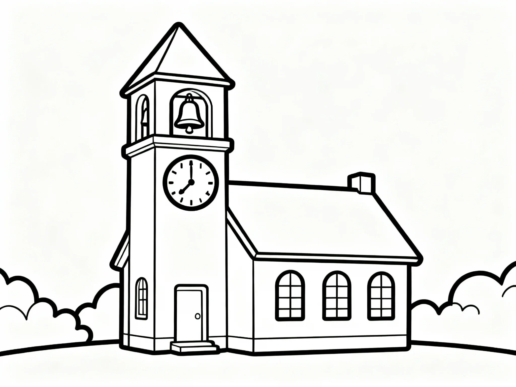 House with Clock Tower