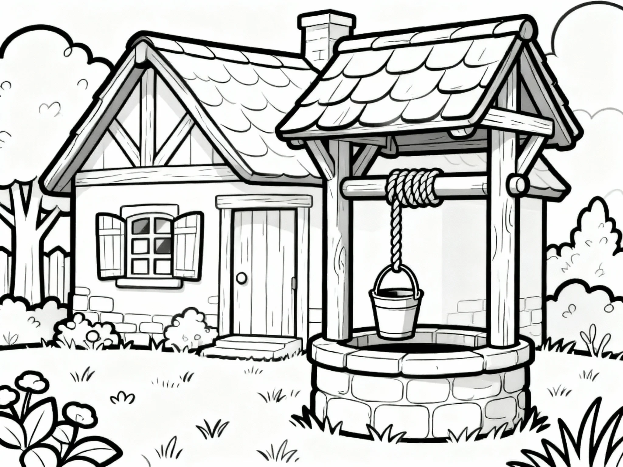 House with Well