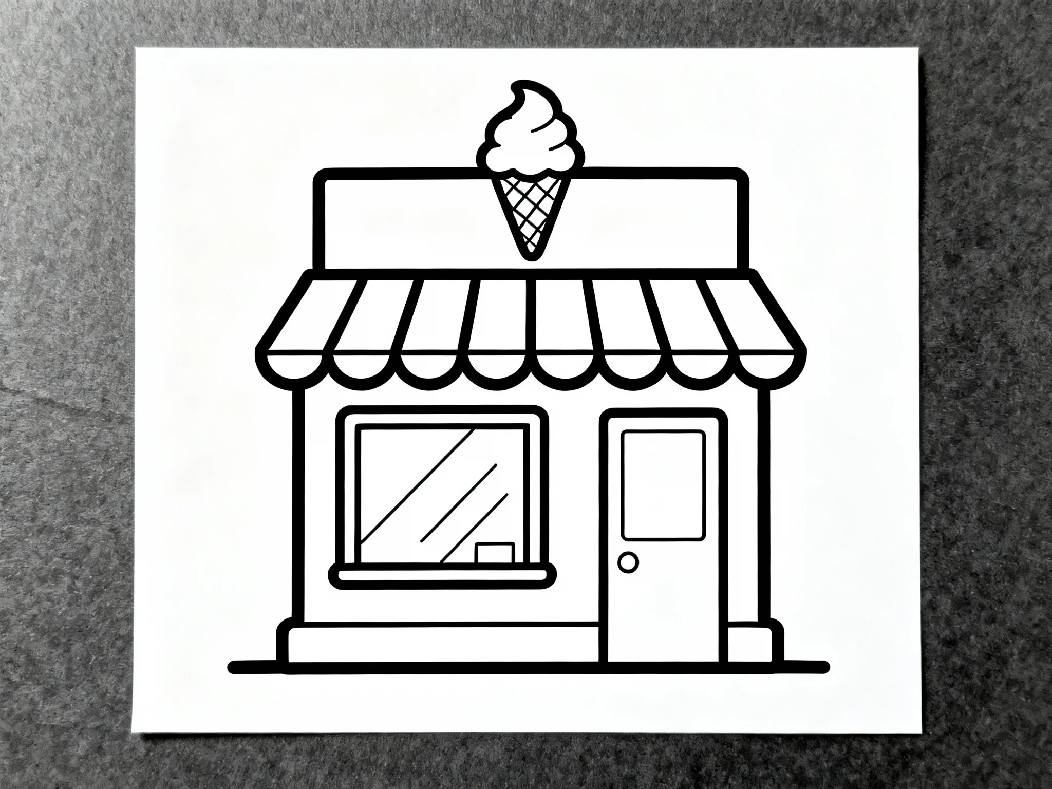 Ice Cream Parlor Scene