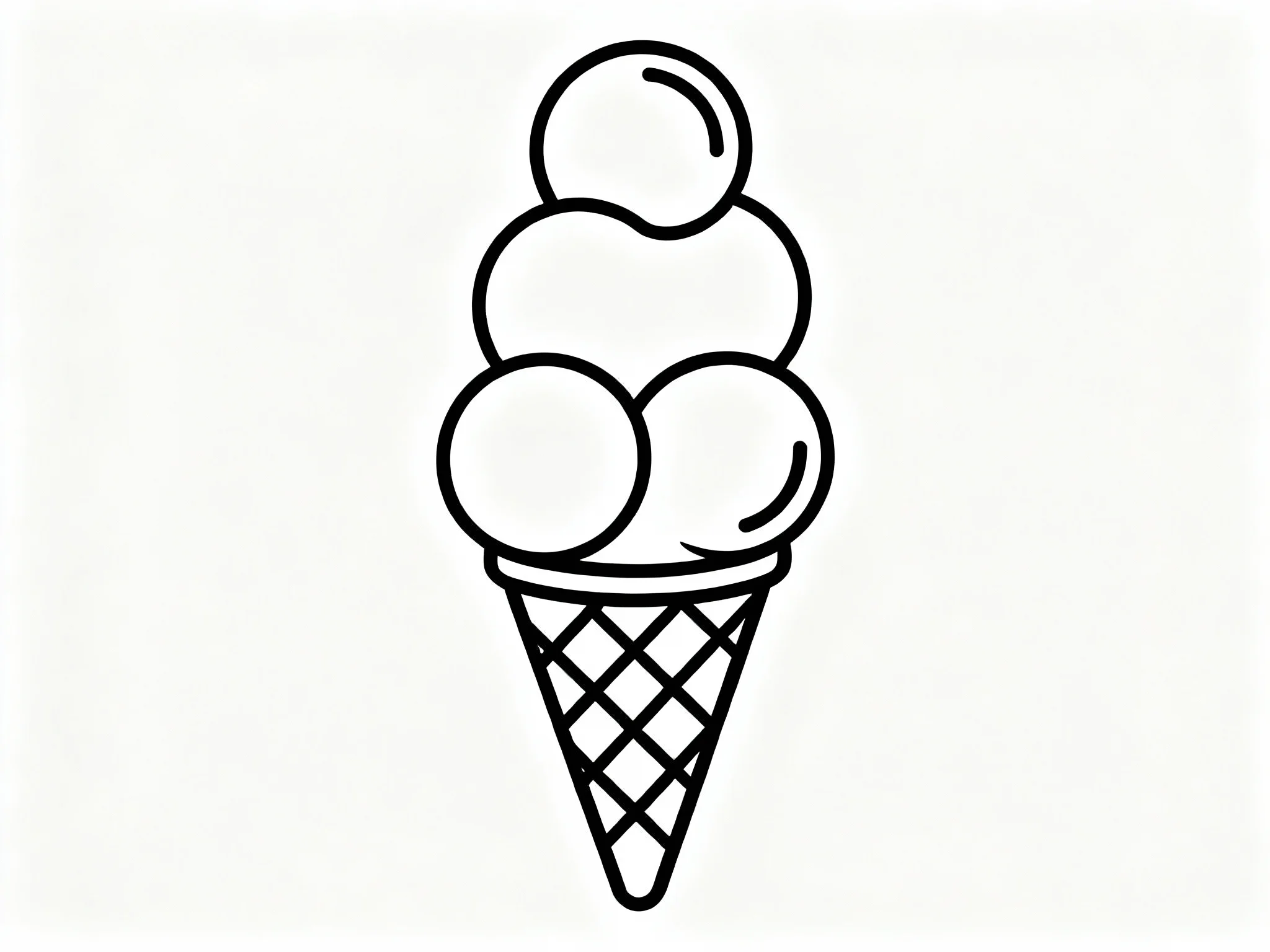 Three Scoops Stacked