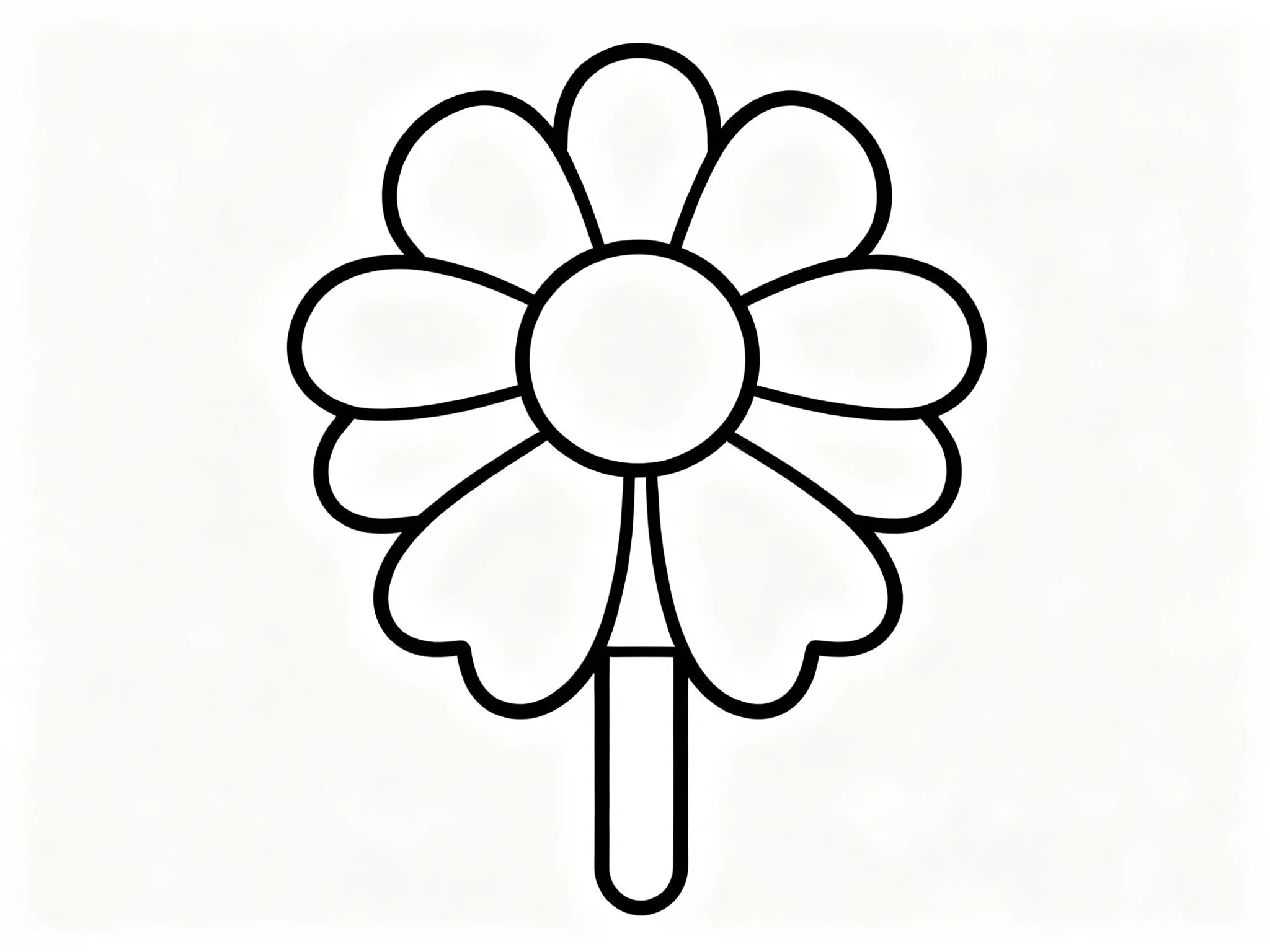 Popsicle Shaped Like Flower