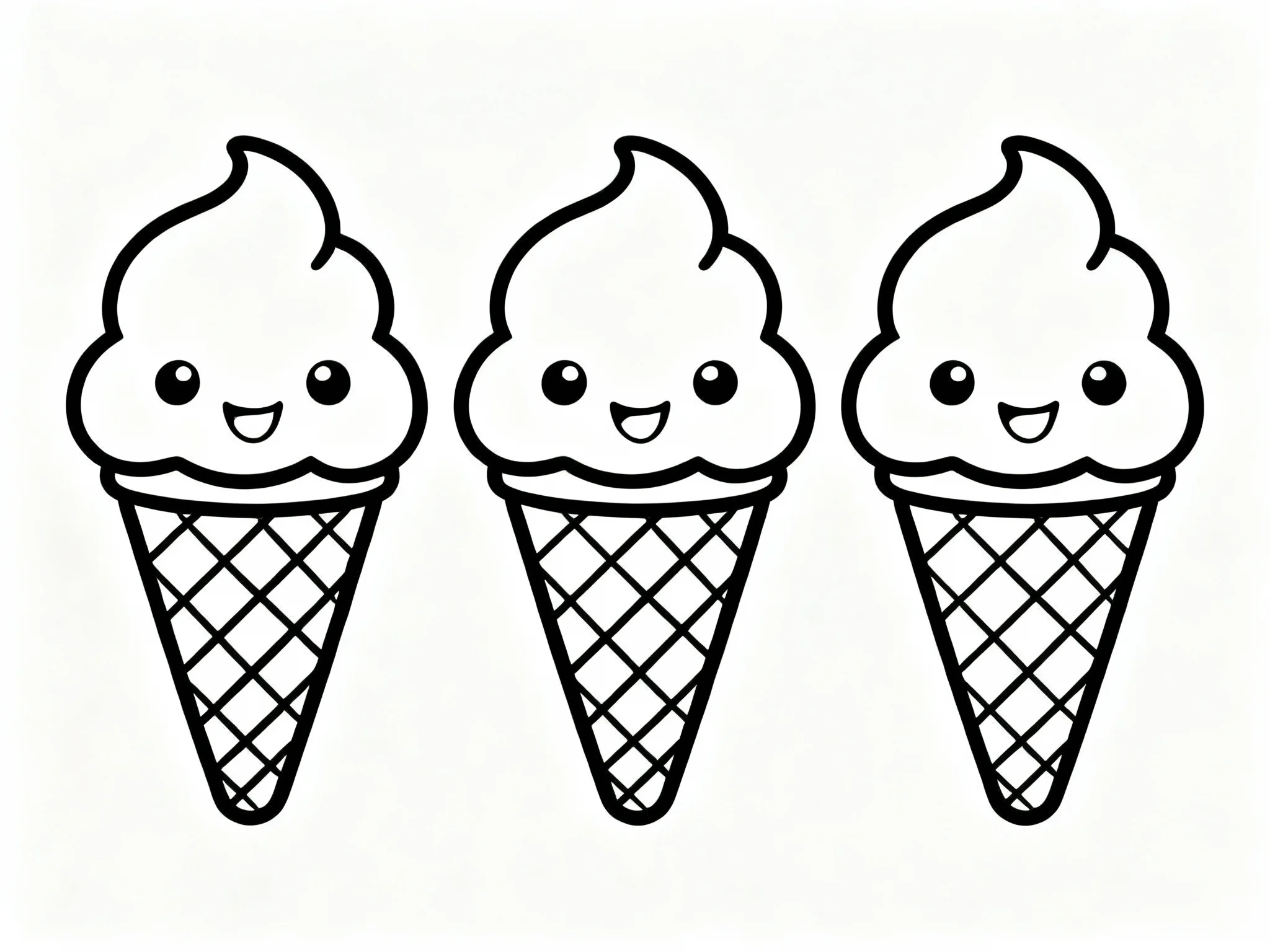 Happy Ice Cream Family