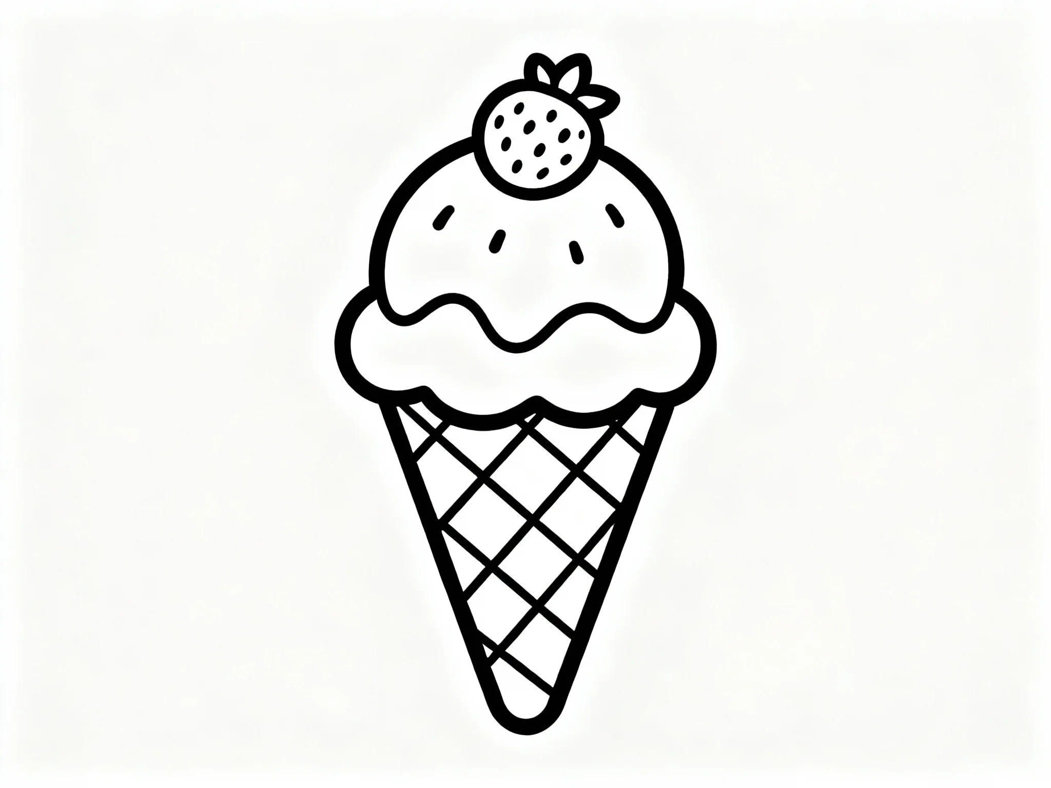 Ice Cream with Berry