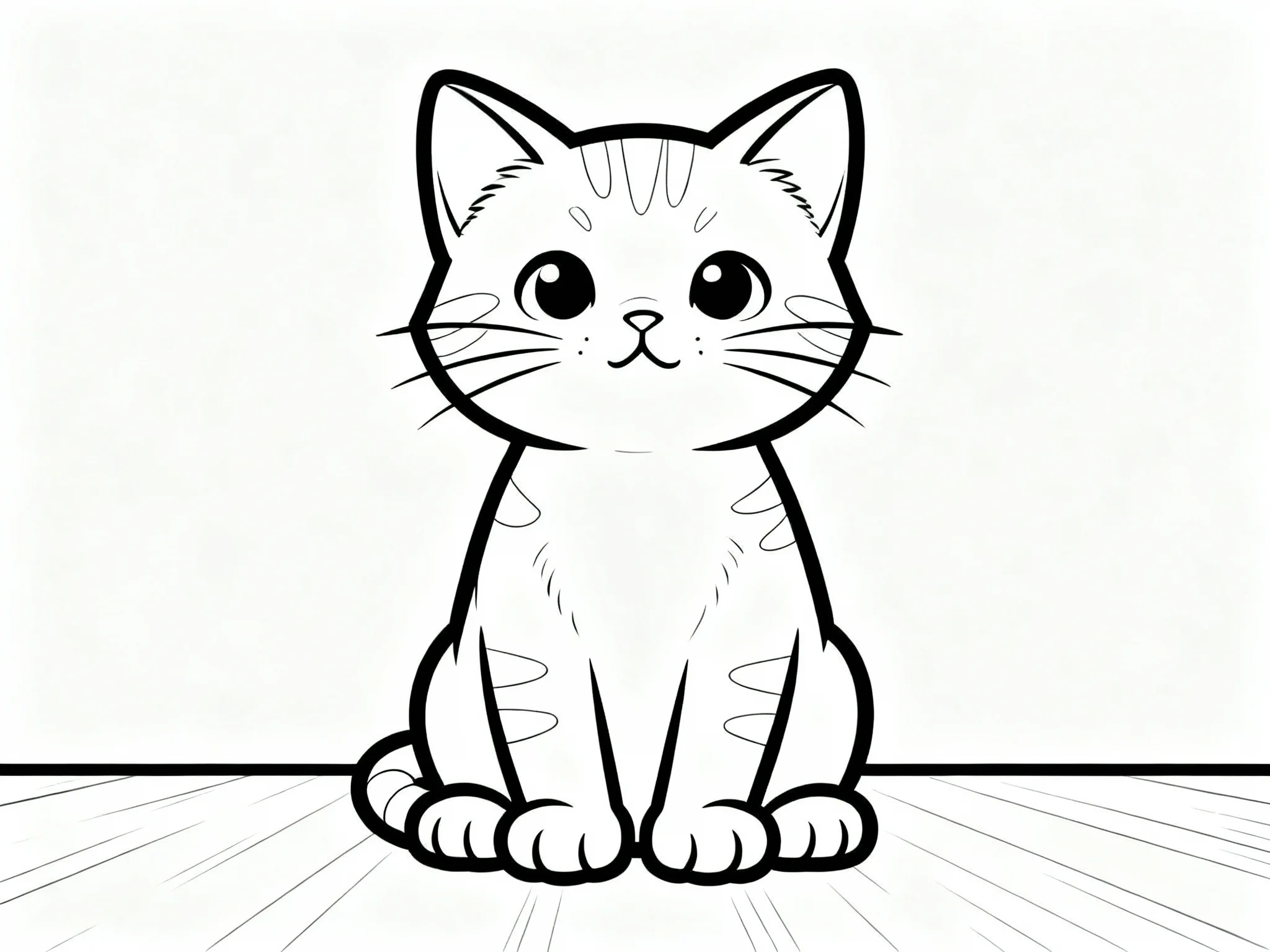 Kitten Sitting Pretty