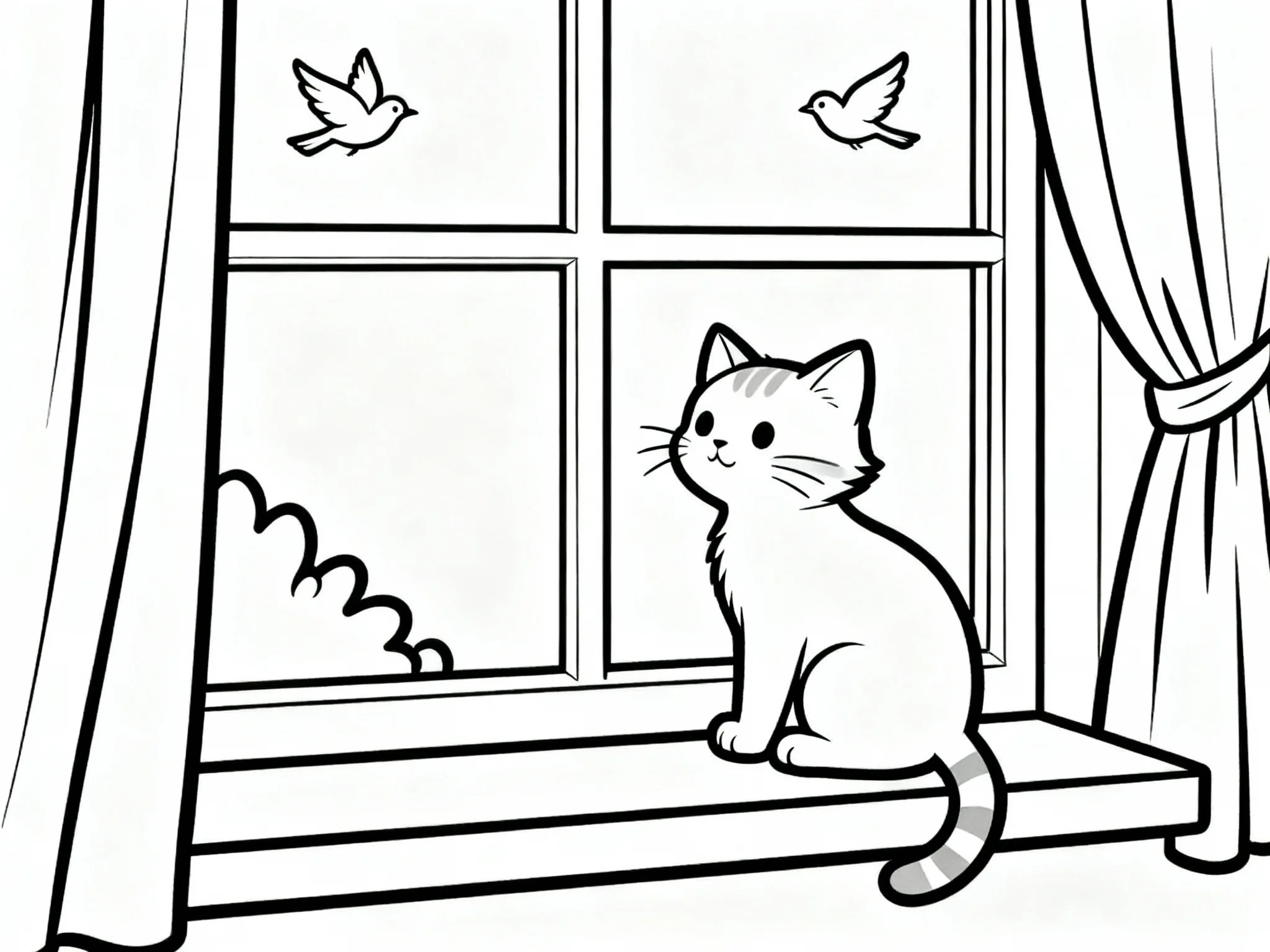 Kitten at Window