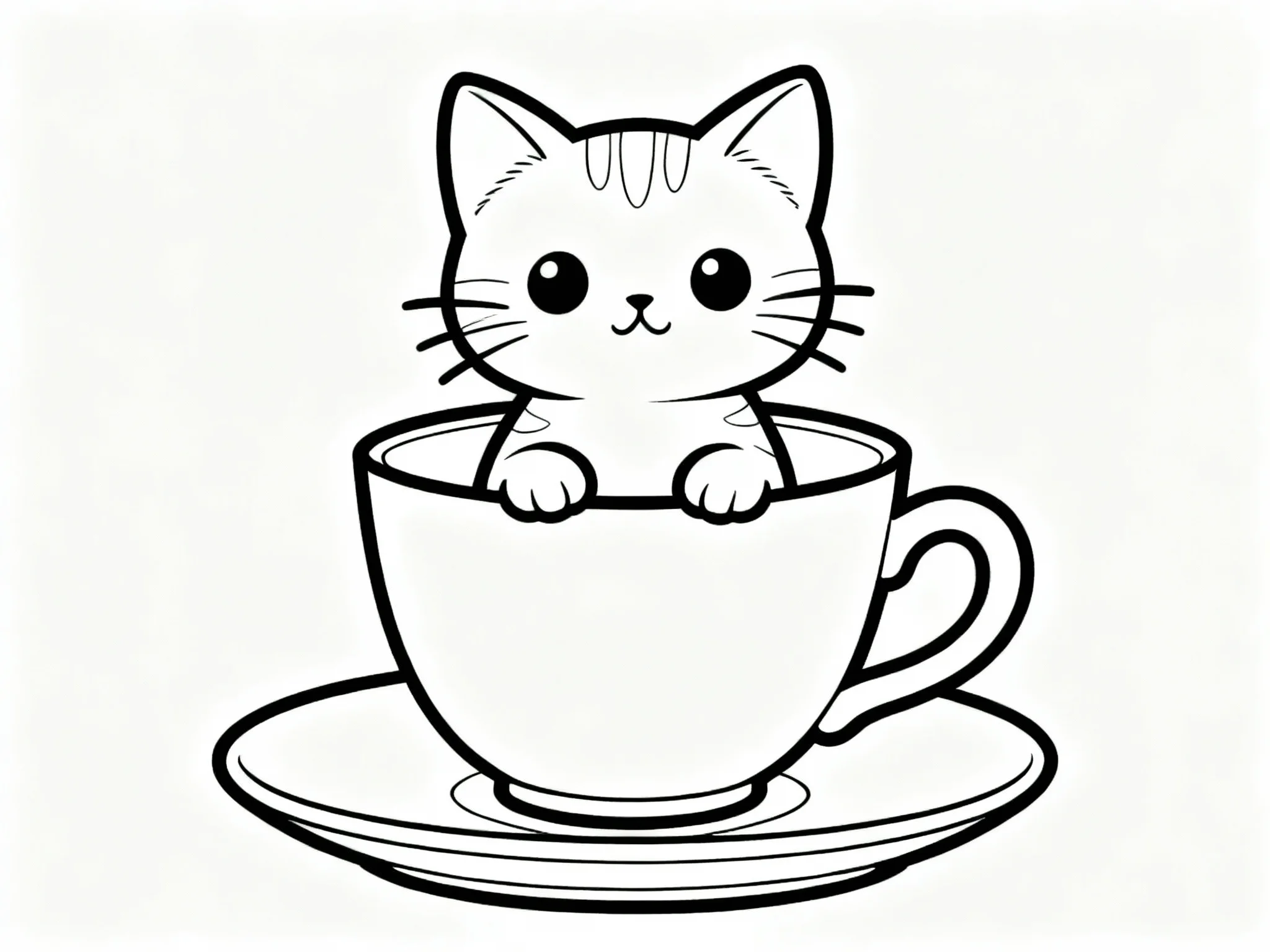Kitten in Teacup