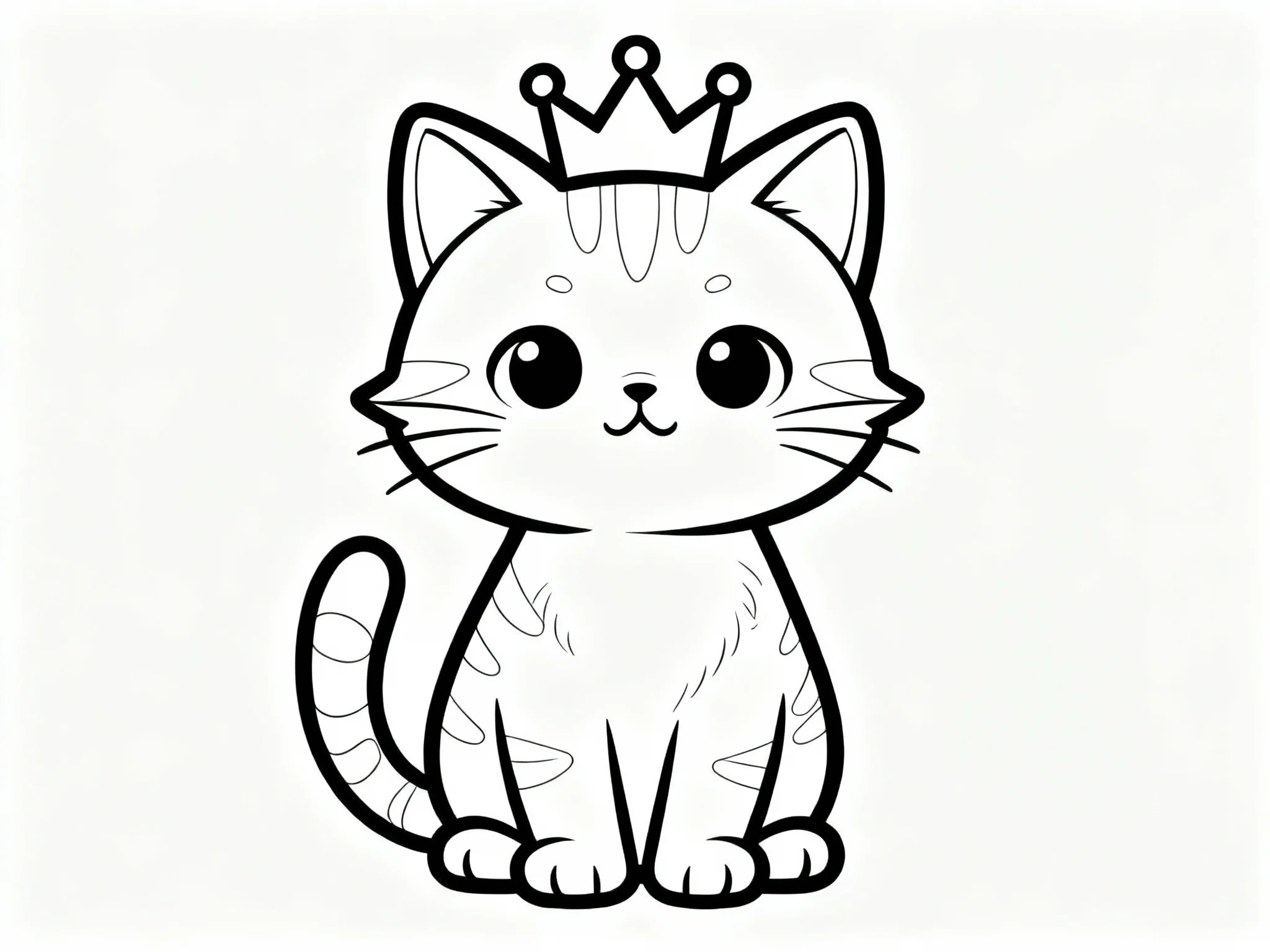 Kitten with Crown