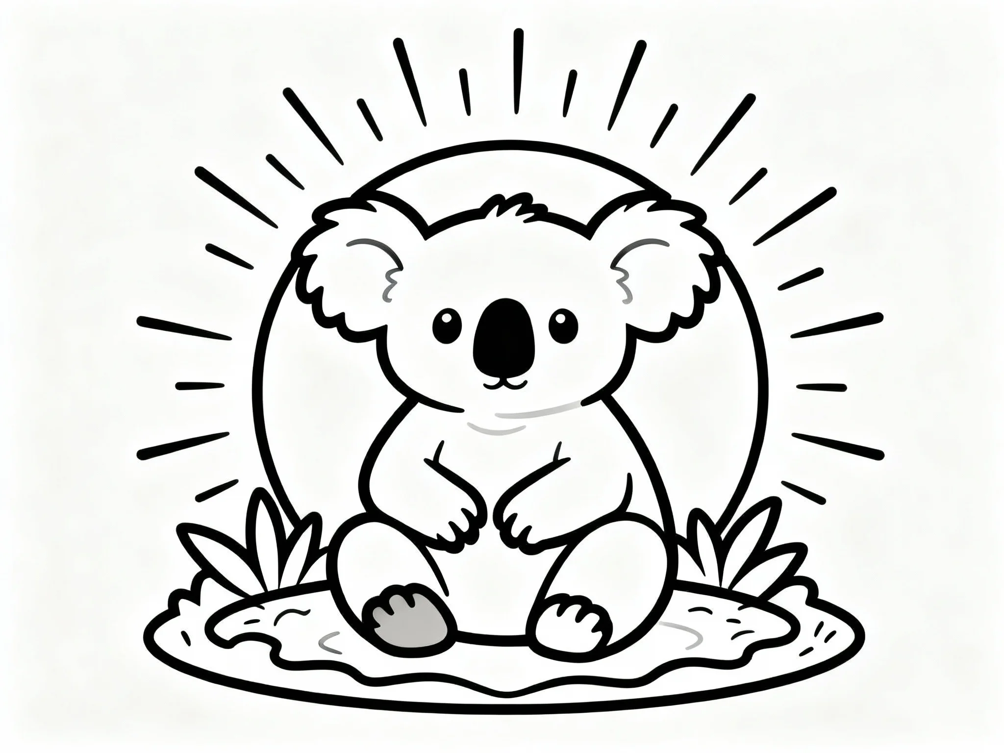 Koala in the Sunshine