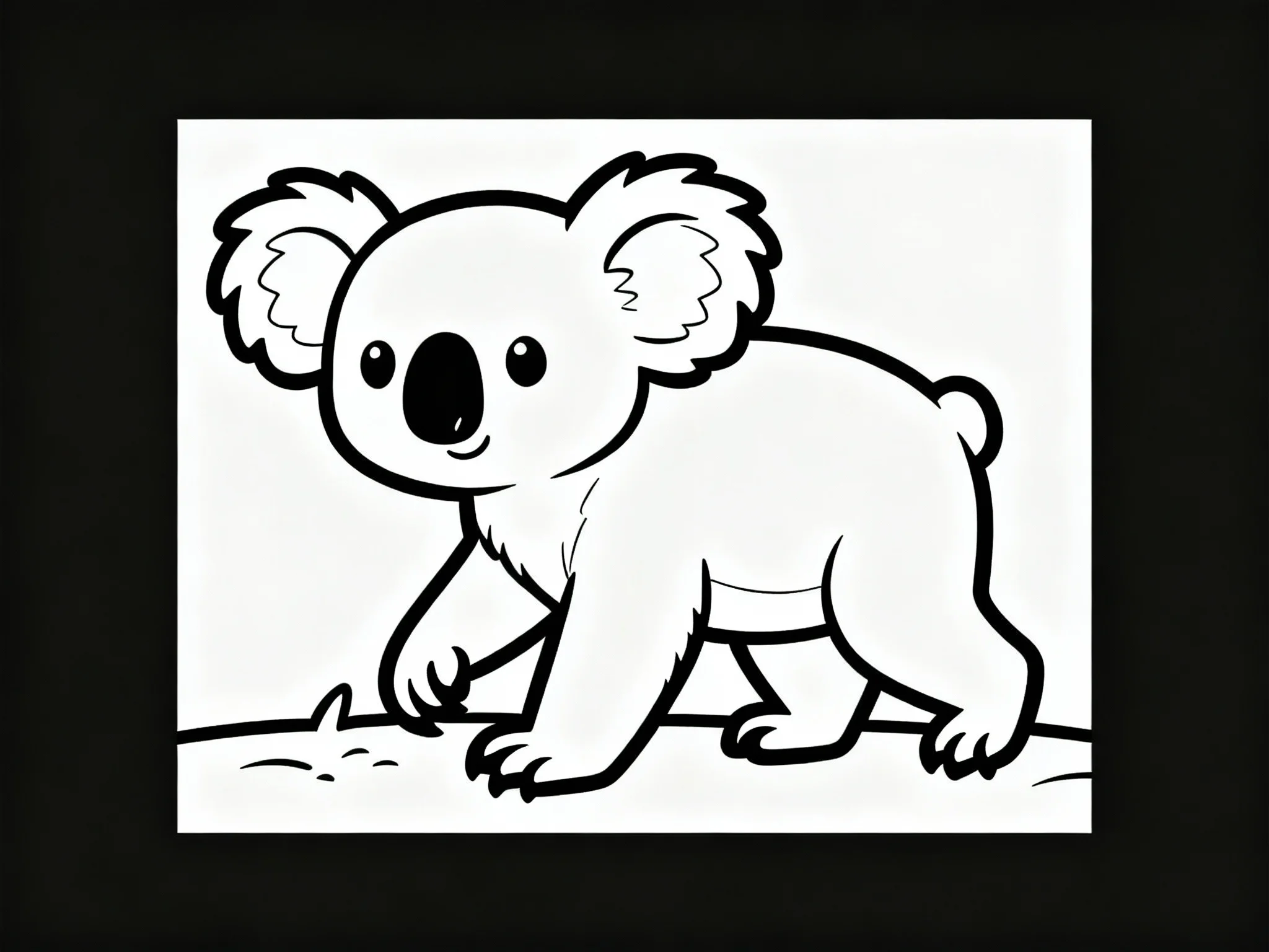 Little Koala Walking