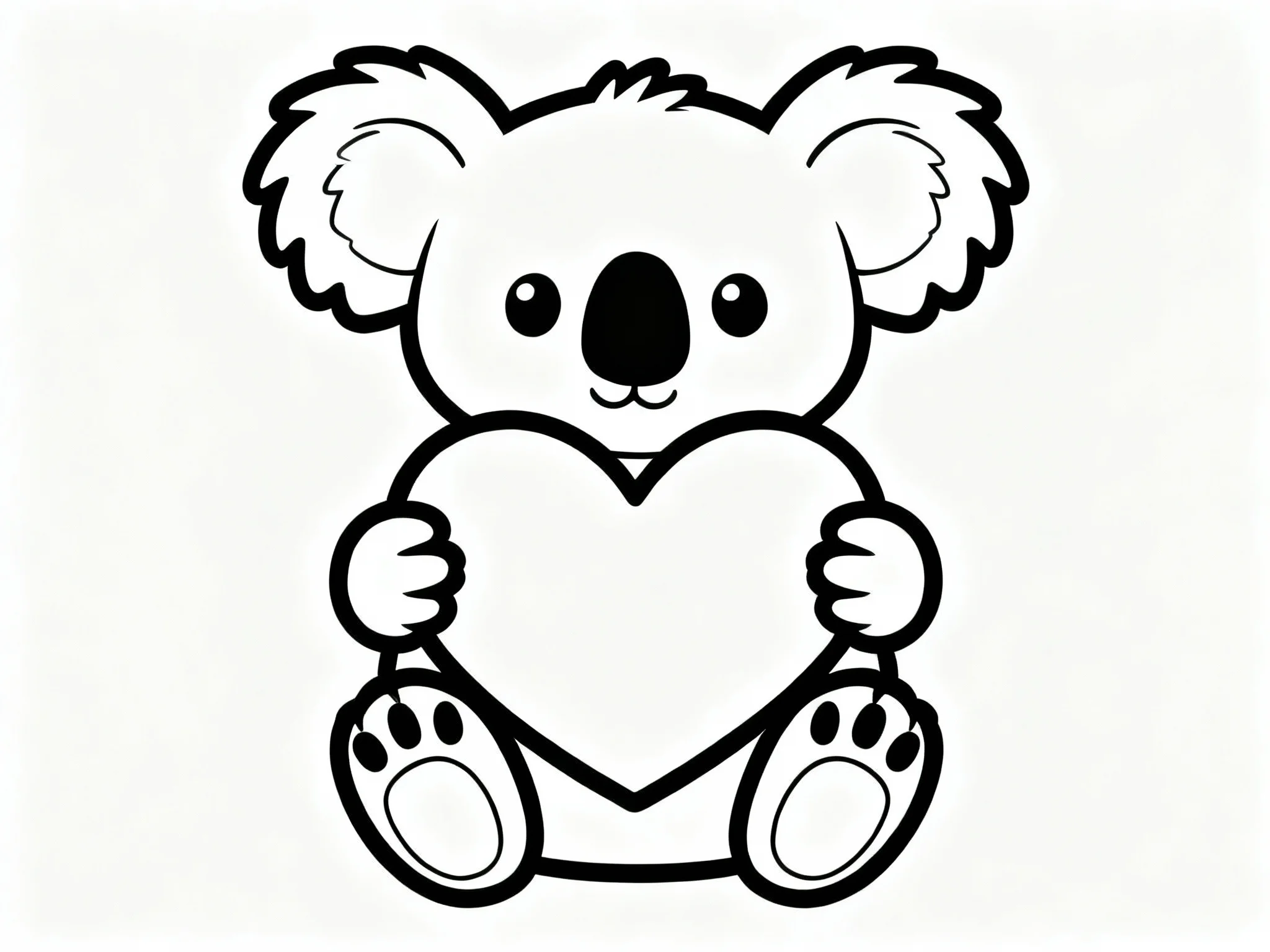 Koala with Heart