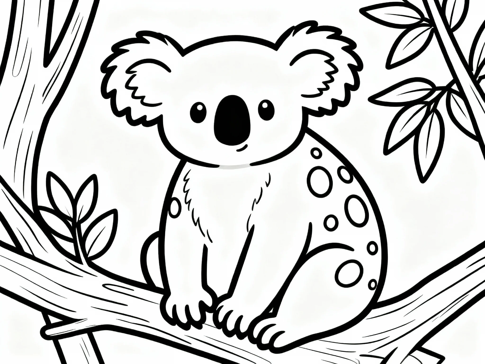 Koala with Spots