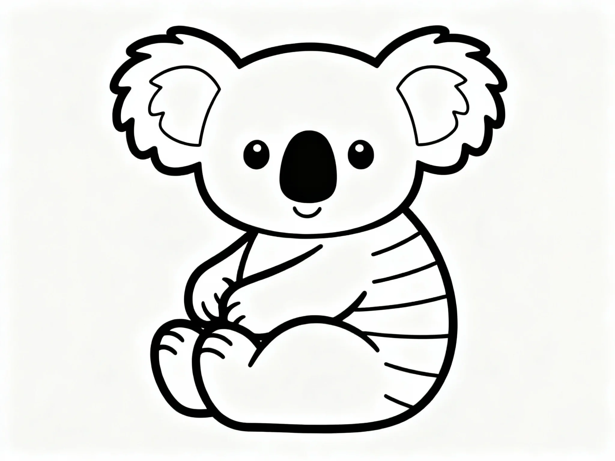 Koala with Stripes