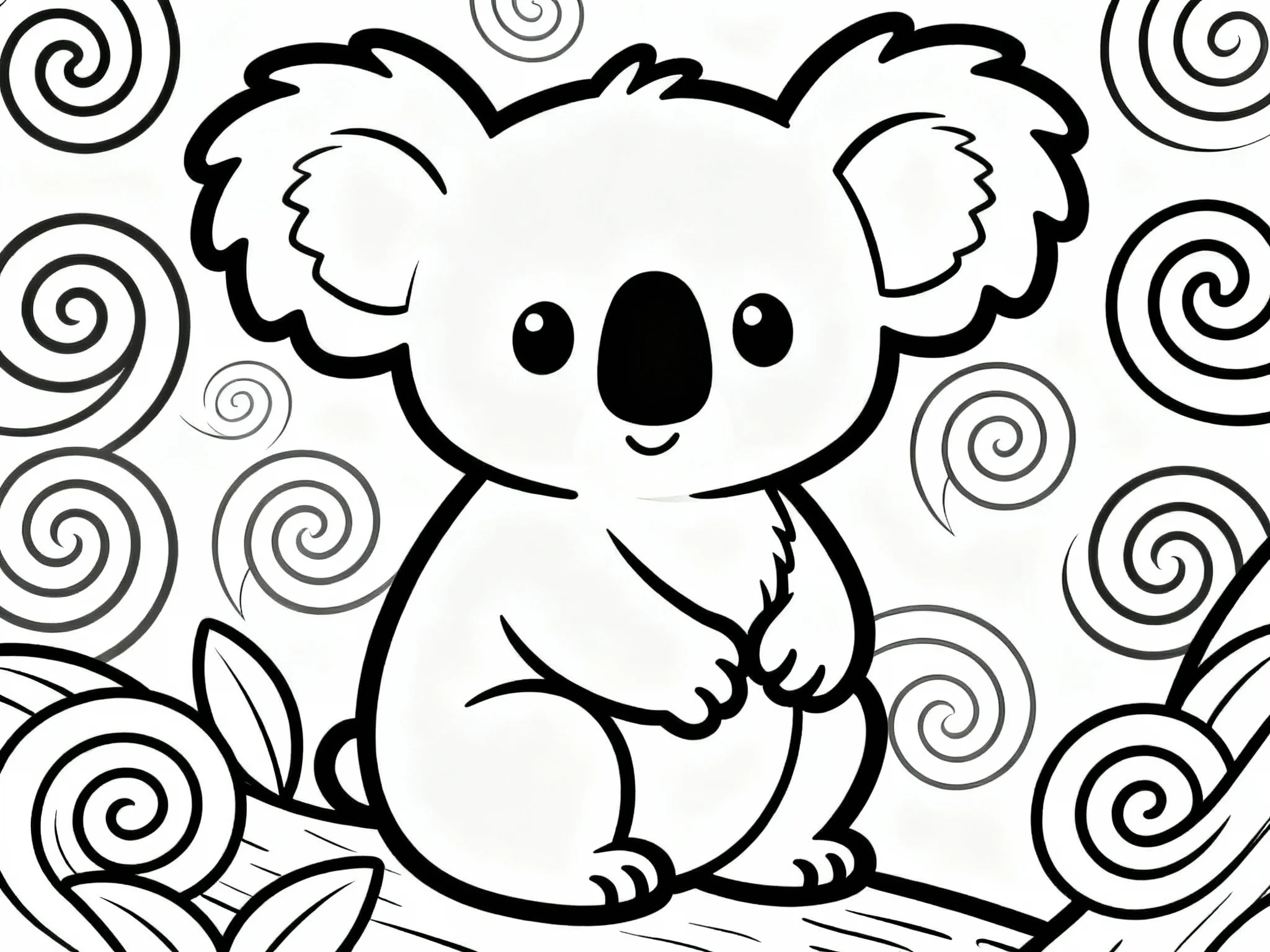 Koala with Spiral