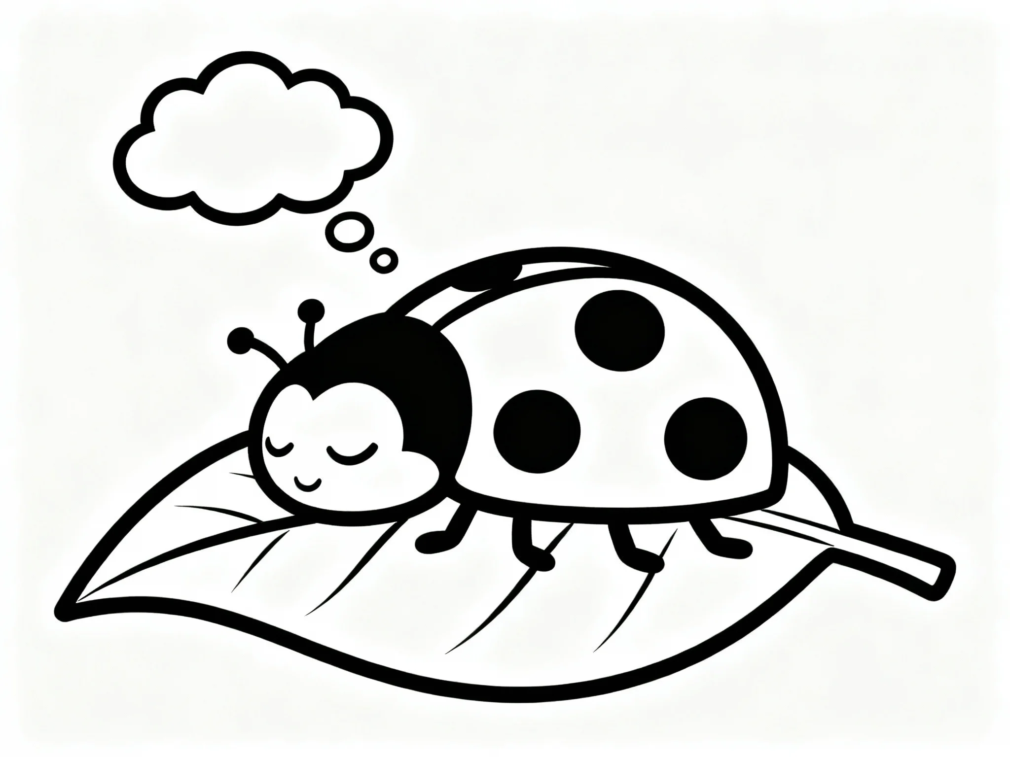 Ladybug Sleeping
