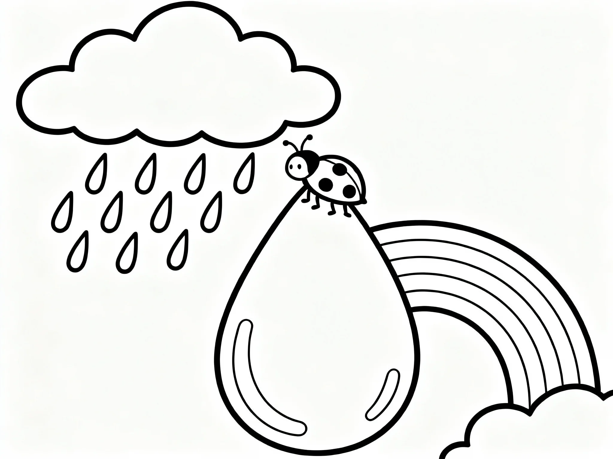 Ladybug on a Raindrop