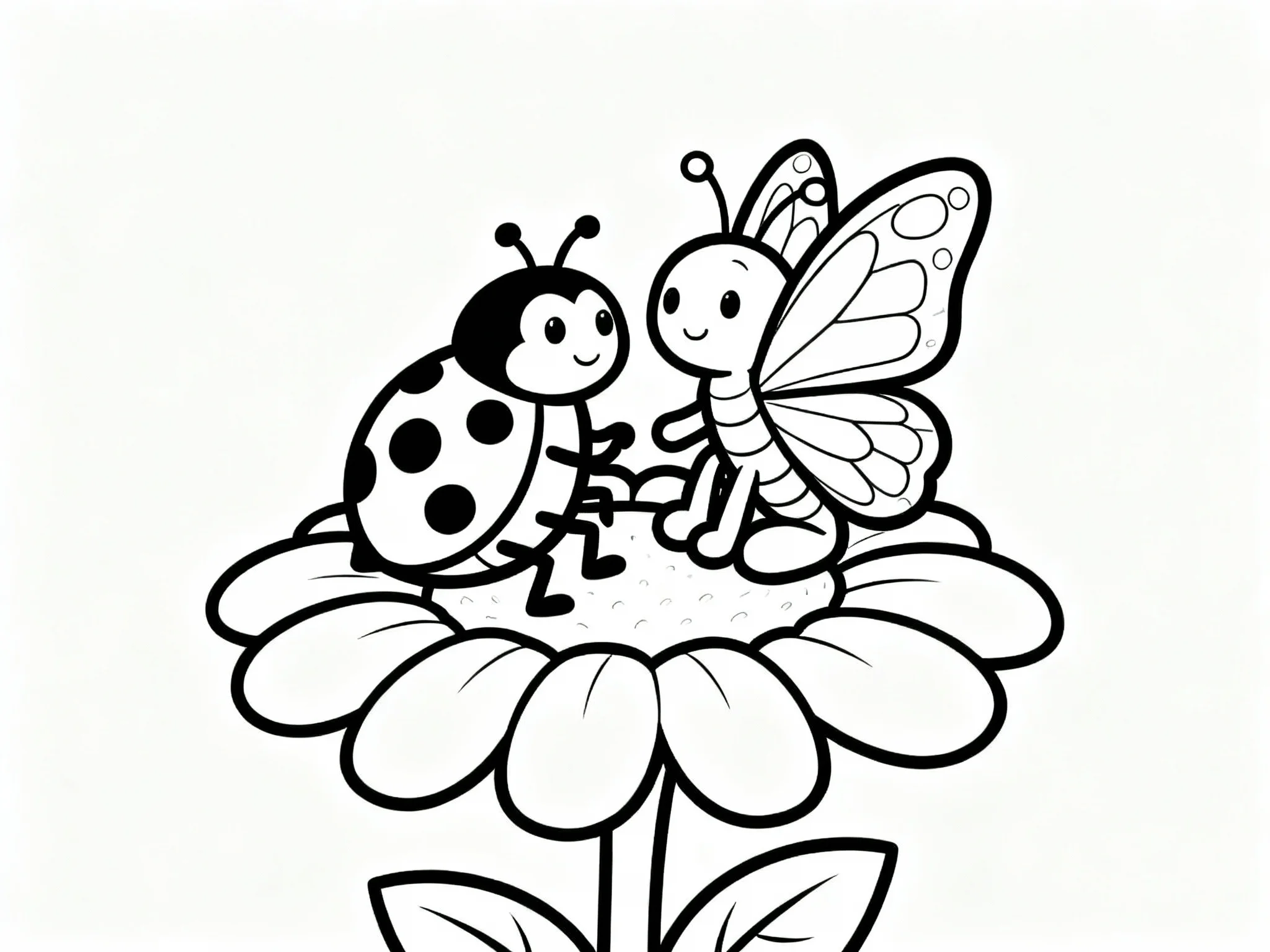 Ladybug and Butterfly Friends