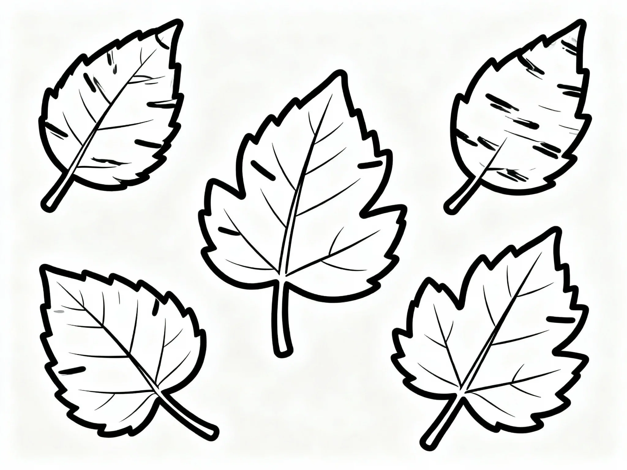 Birch Leaf Collection