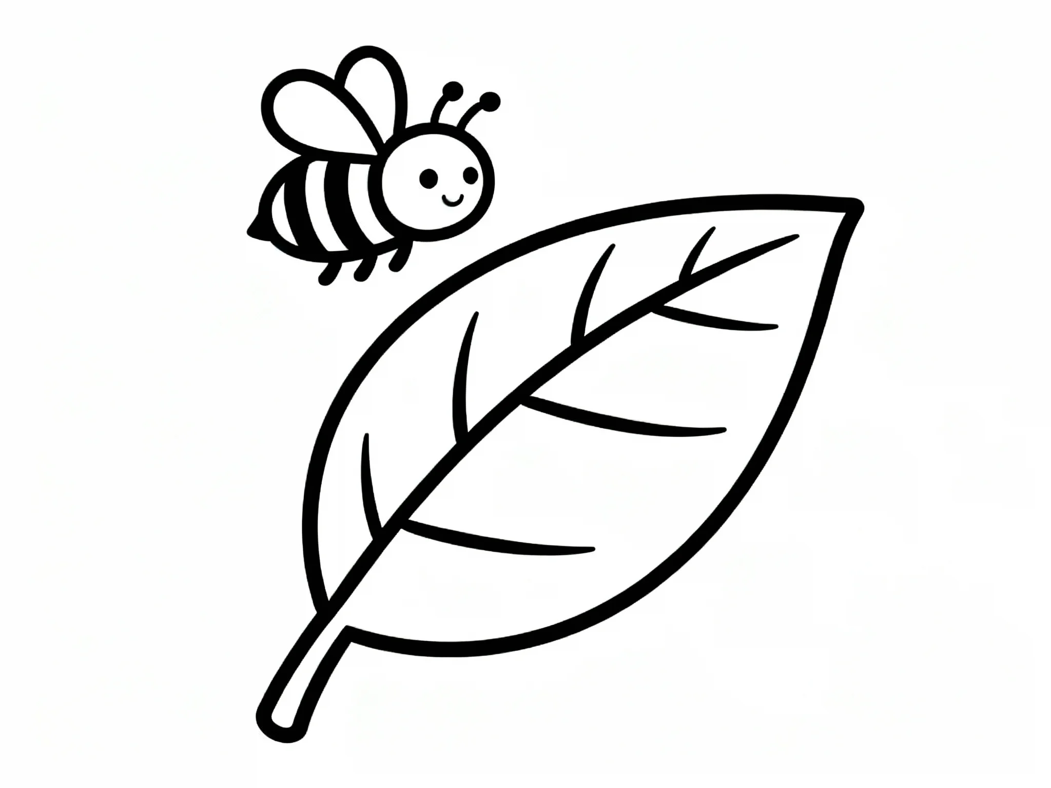 Leaf and Bee