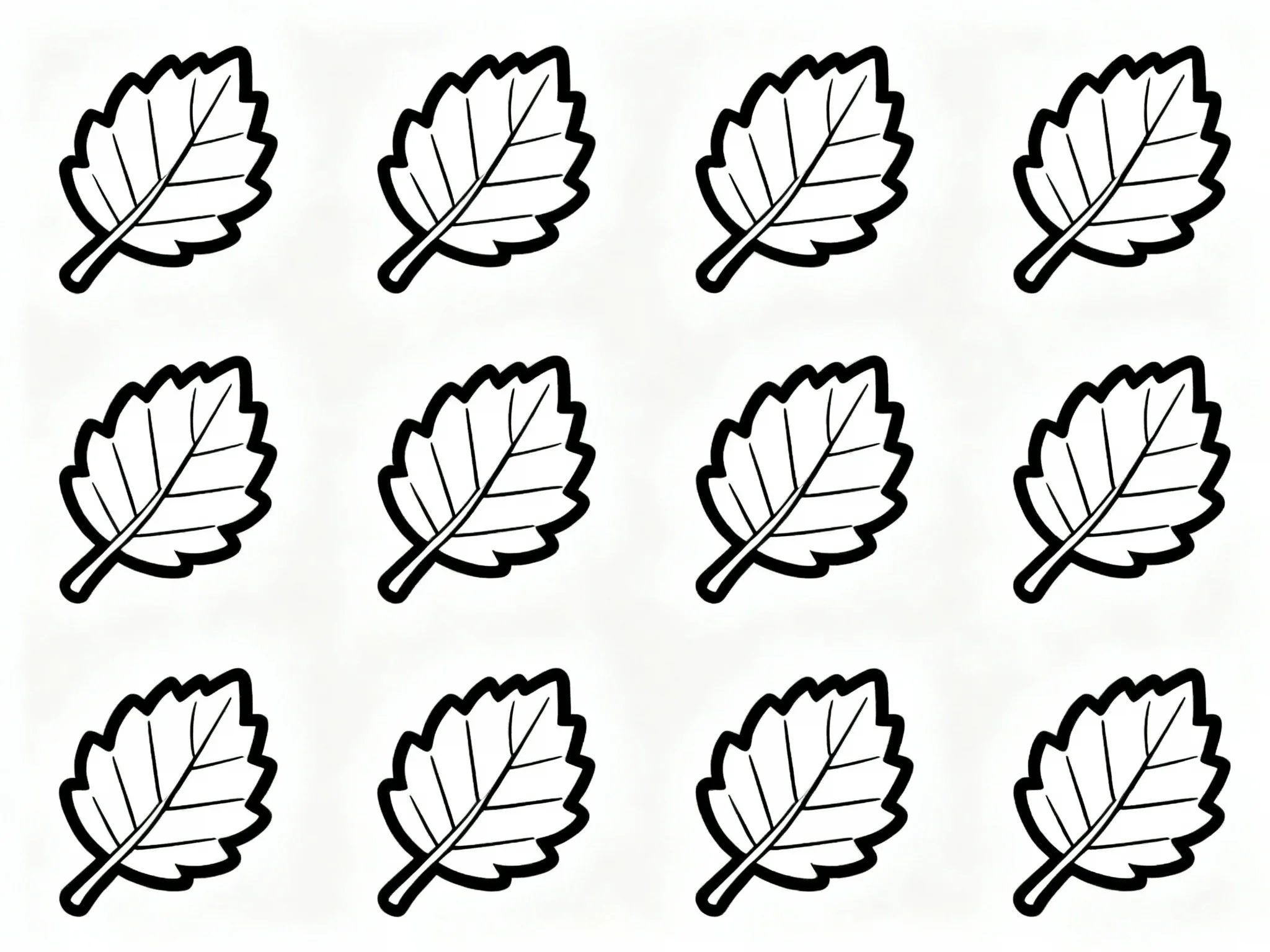 Elm Leaves Pattern
