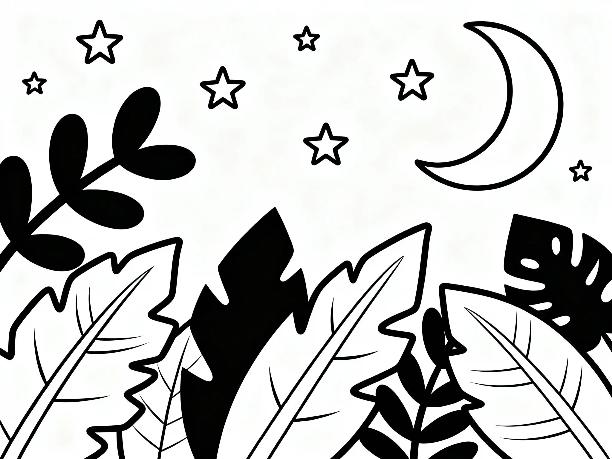 Leaves and Moonlight
