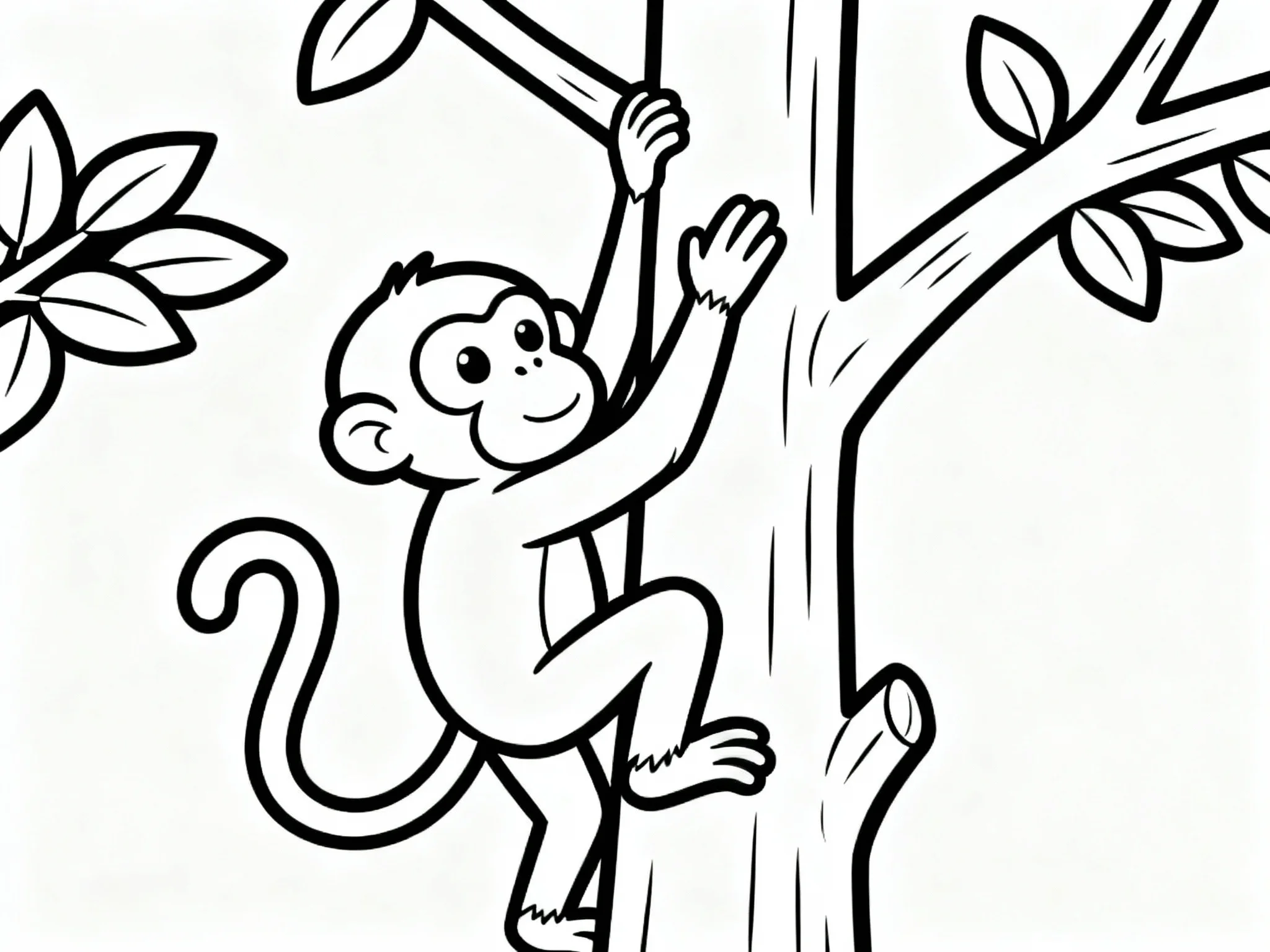 Monkey Climbing