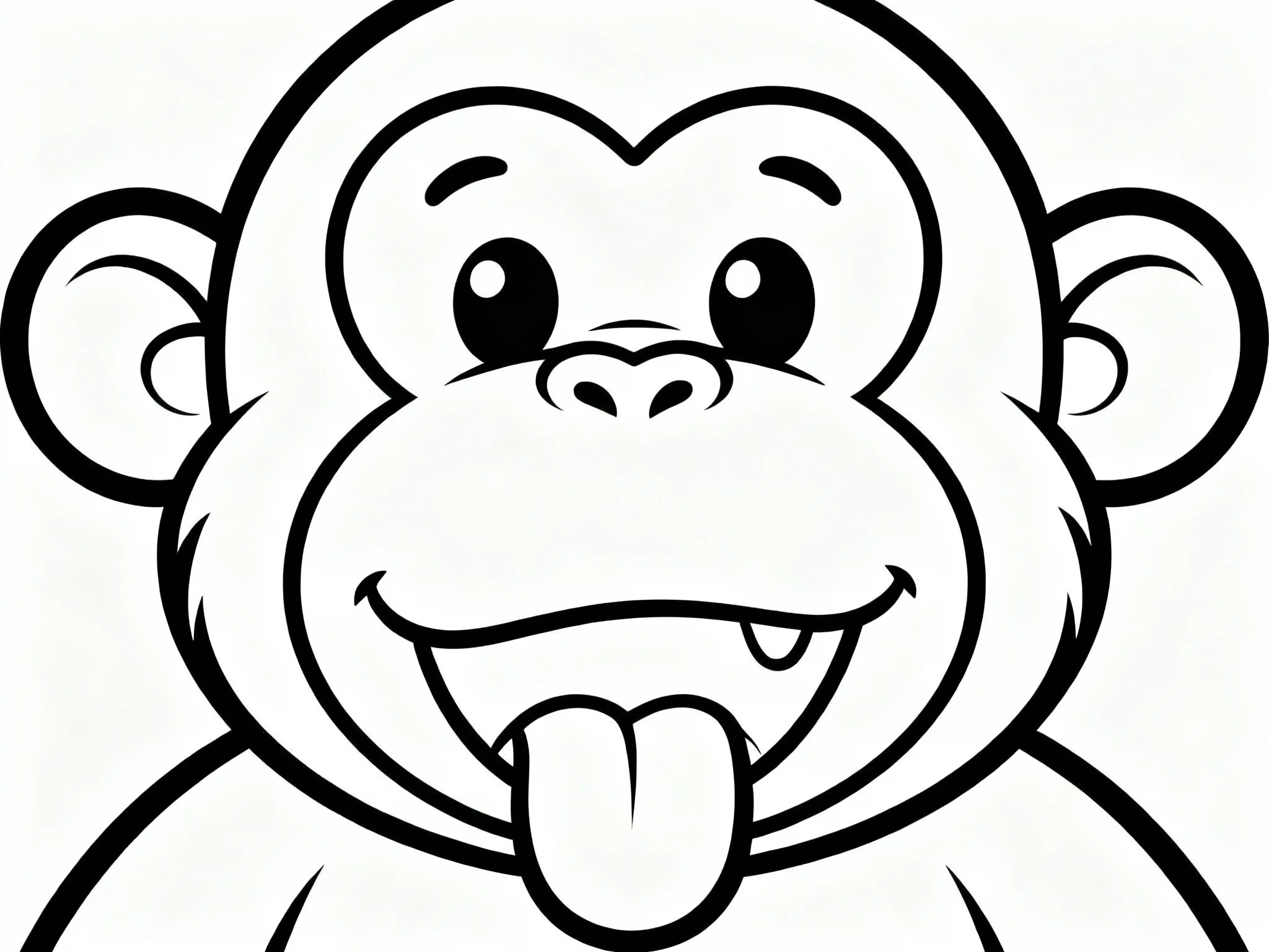 44 Printable Monkey Coloring Pages (Free Download) preview