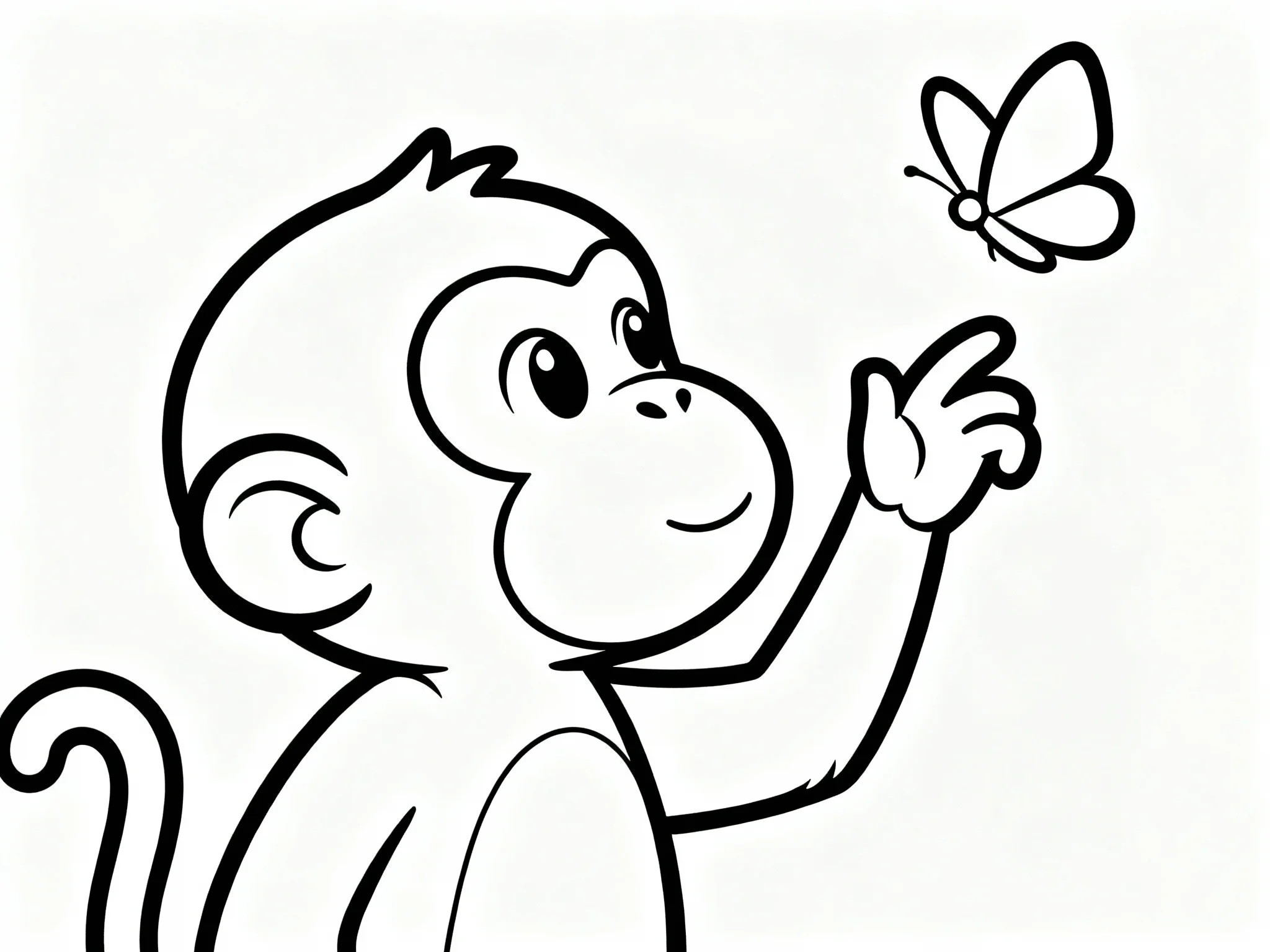 Monkey and Butterfly