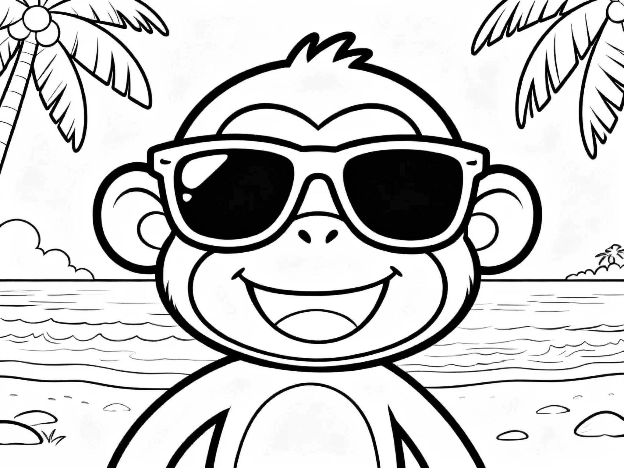 Monkey in Sunglasses